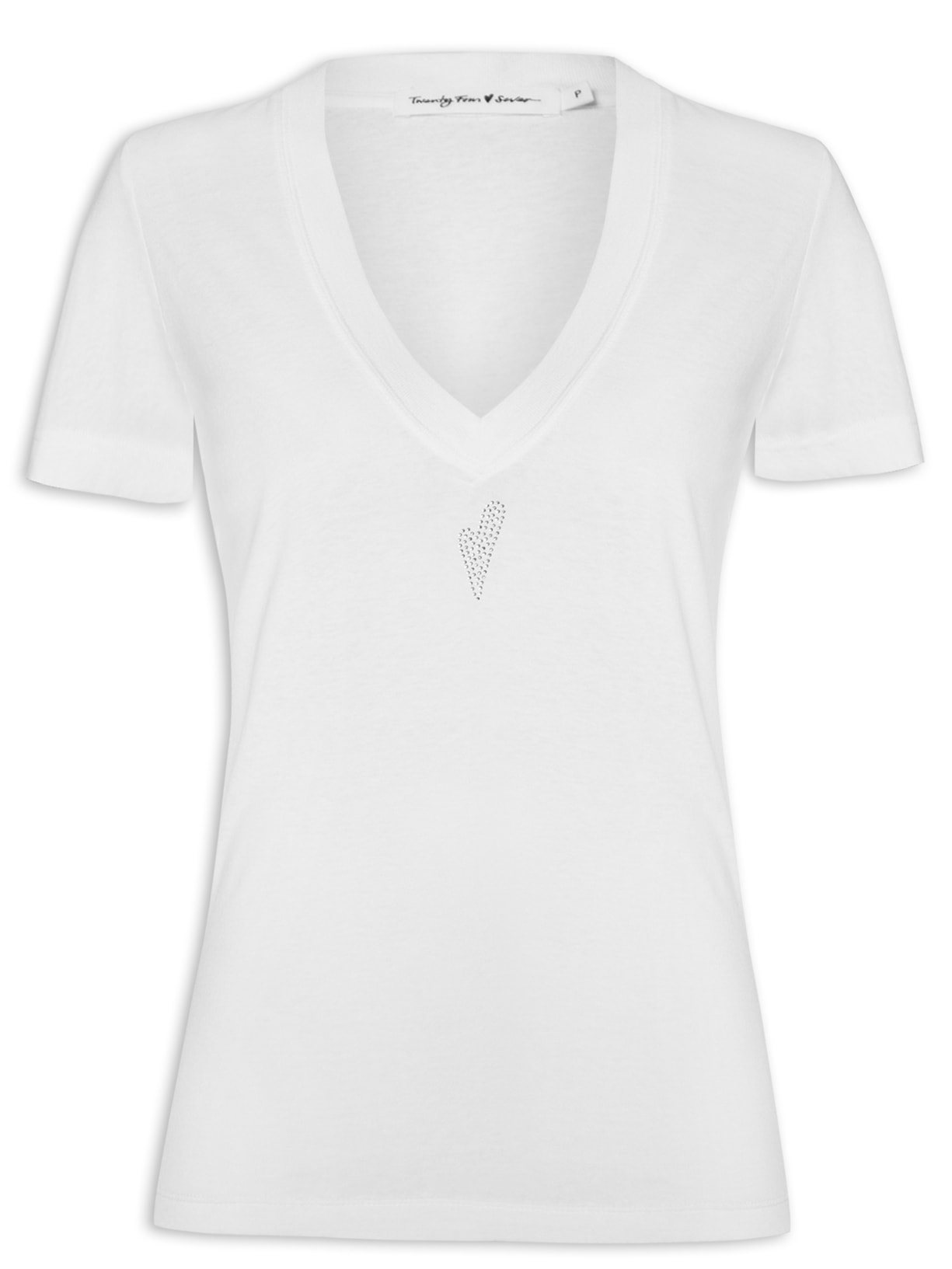 Camiseta Feminina Talita - Branco