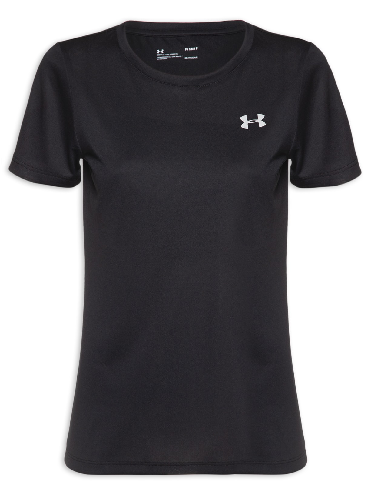 Camiseta Feminina Tech Ssc Solid Brz - Preto