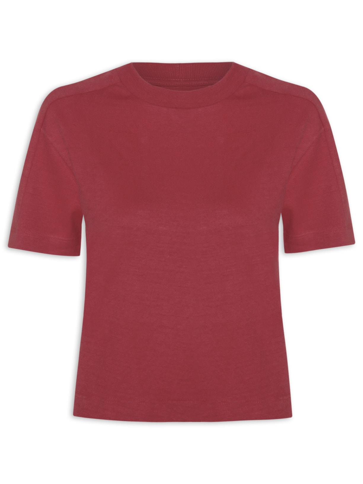 Camiseta Feminina Tempo - Vermelho