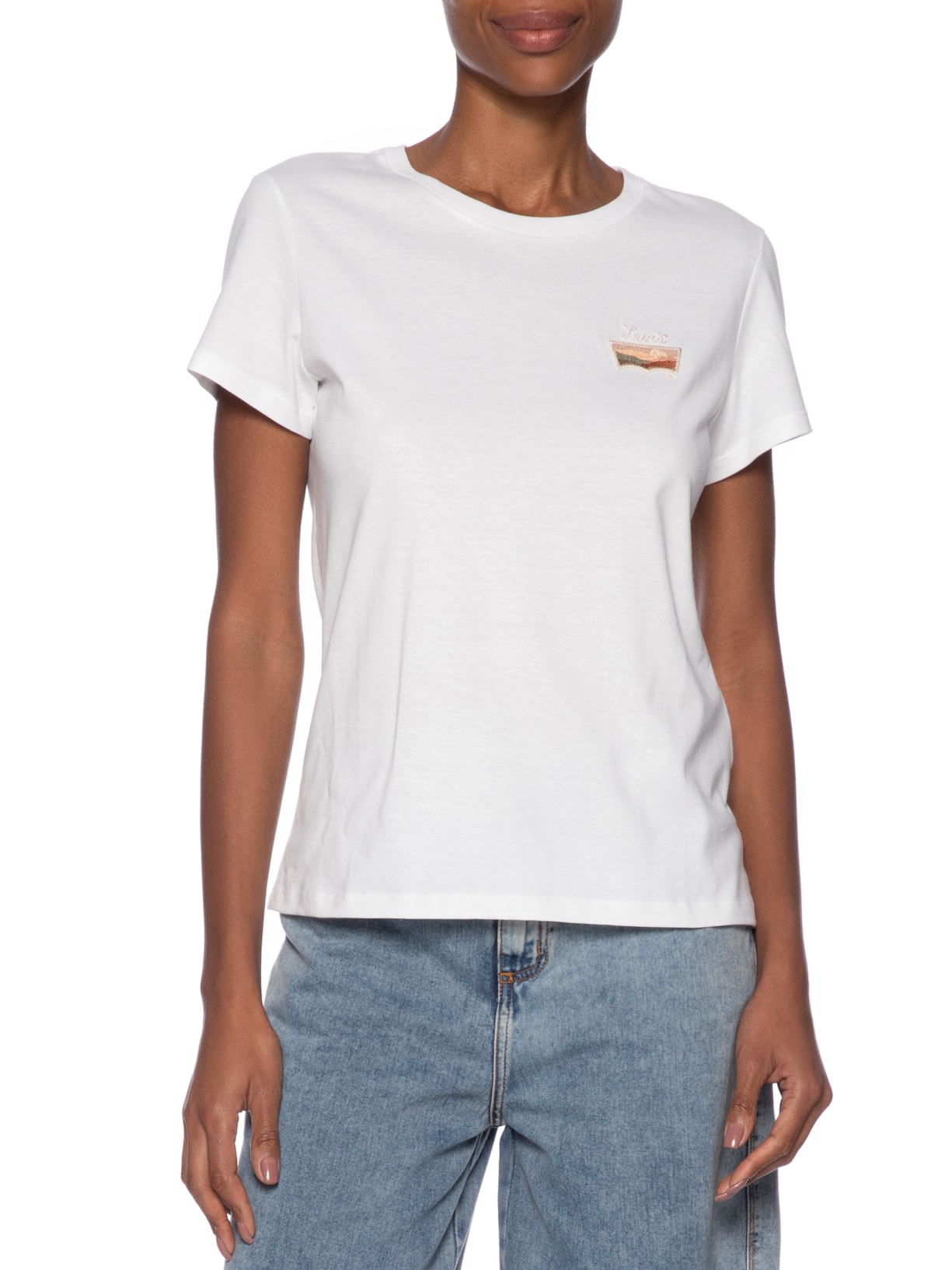 Camiseta Feminina The Perfect Tee Branco Levi's