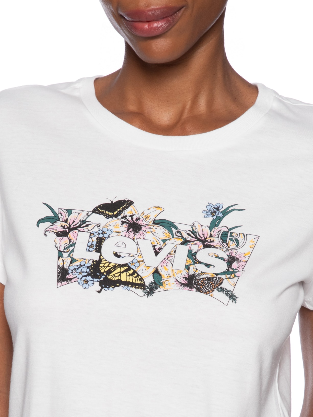 Camiseta Feminina The Perfect Tee Branco Levi's