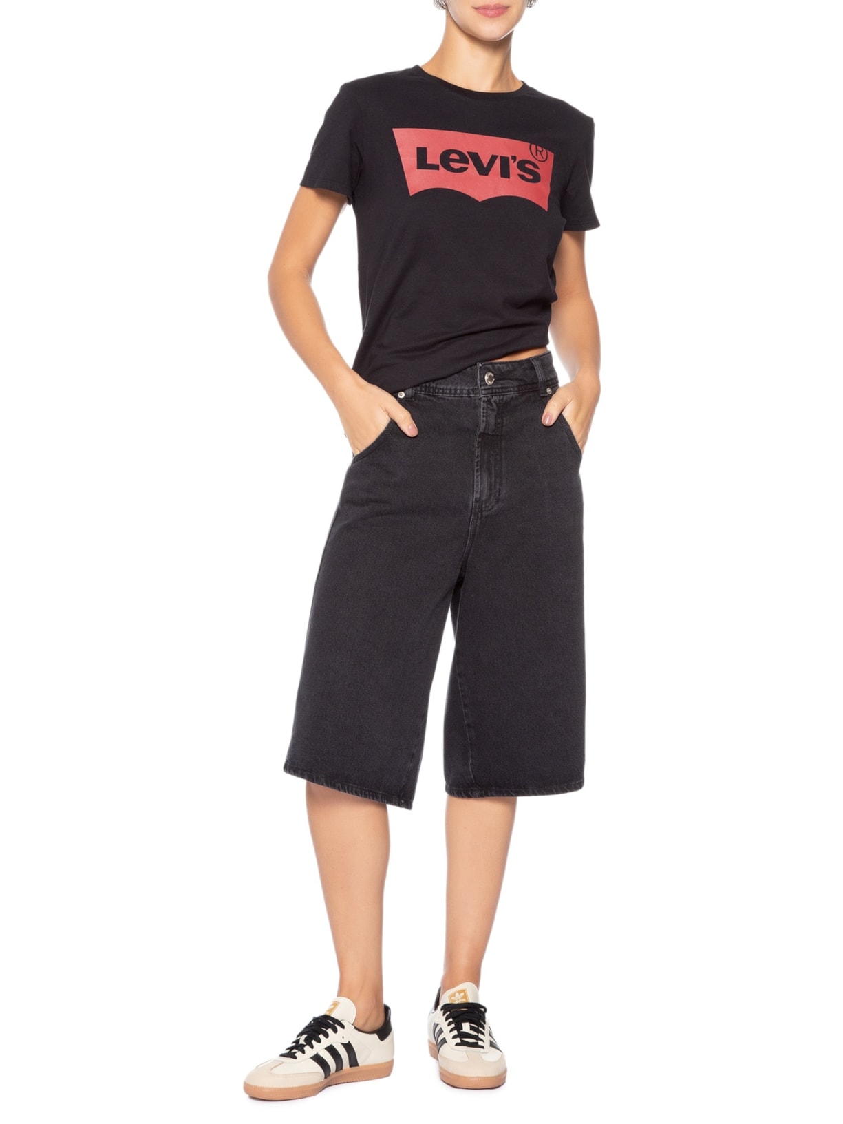 Camiseta Feminina The Perfect Tee Preto Levi's
