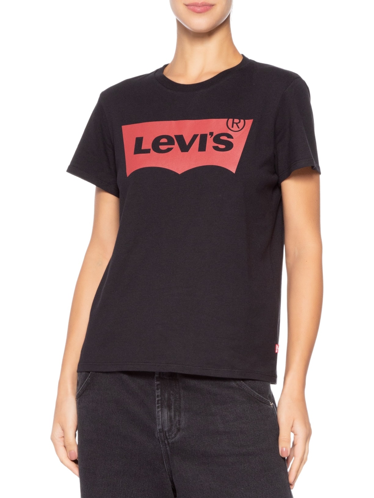 Camiseta Feminina The Perfect Tee Preto Levi's