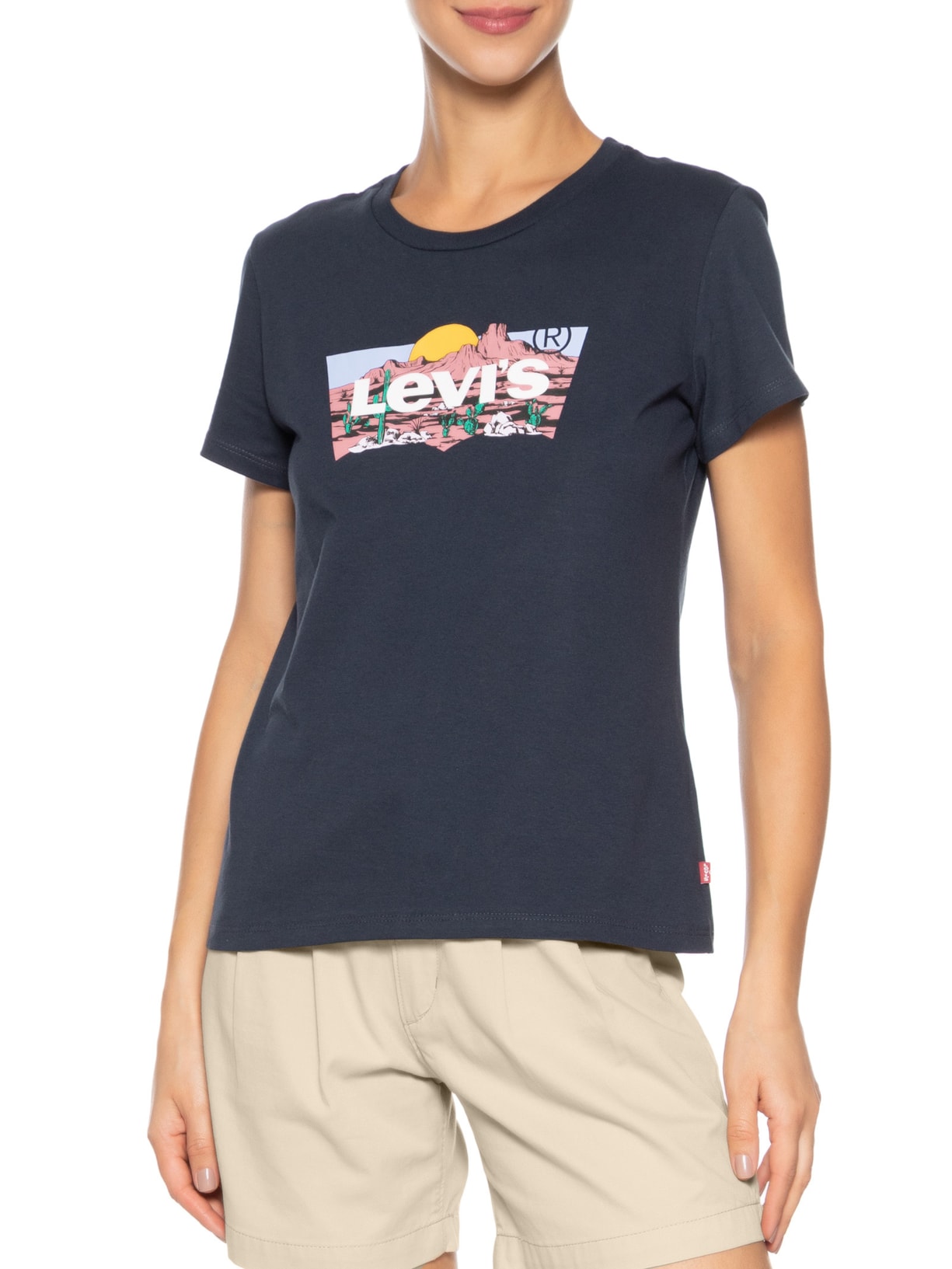 Camiseta Feminina The Perfect Tee Preto Levi's