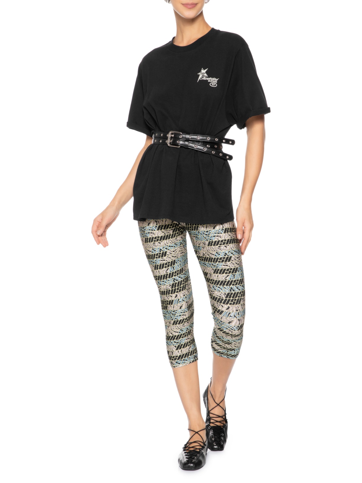 Camiseta Feminina Thunderbird Preto Nk