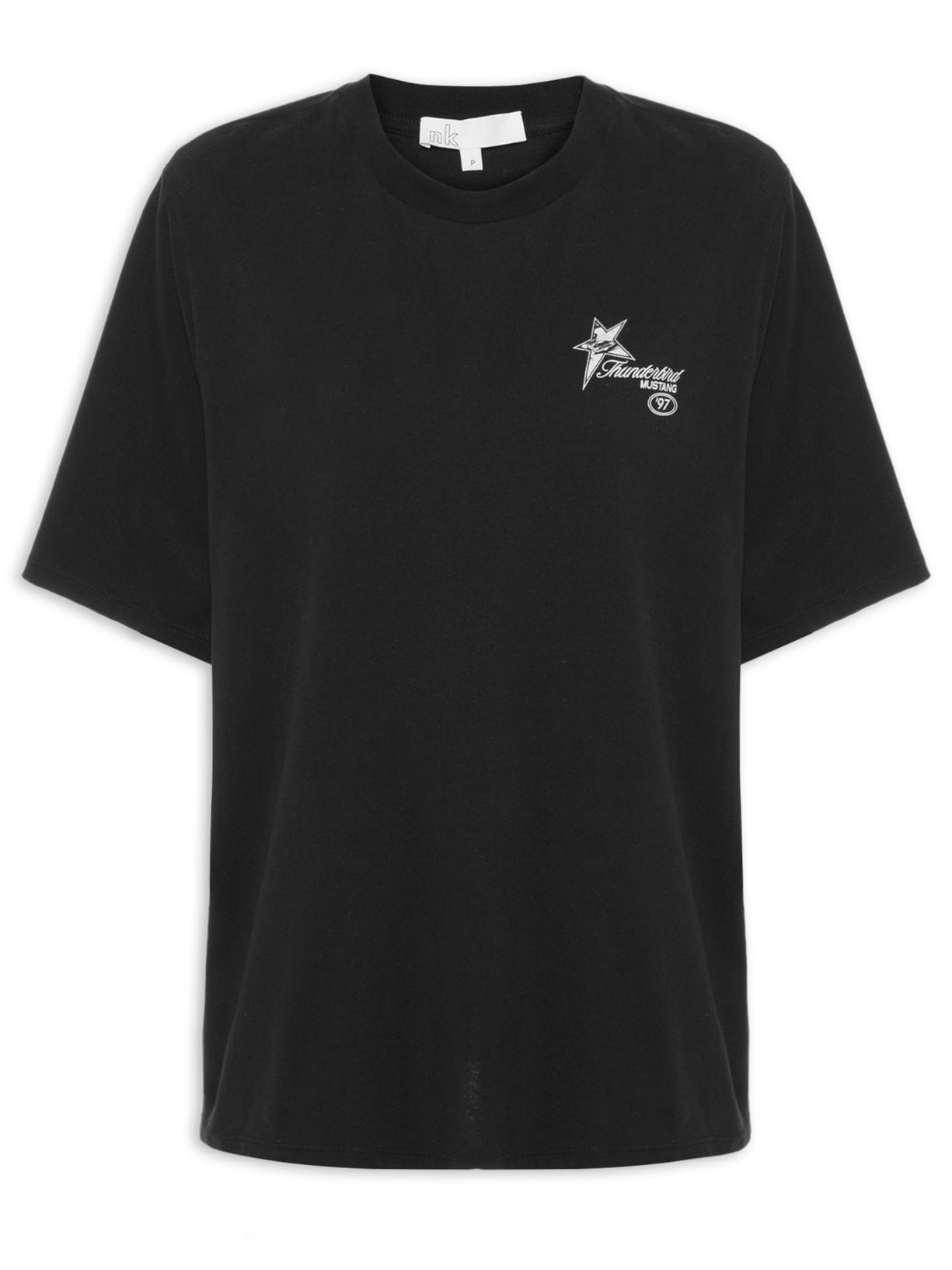 Camiseta Feminina Thunderbird Preto Nk