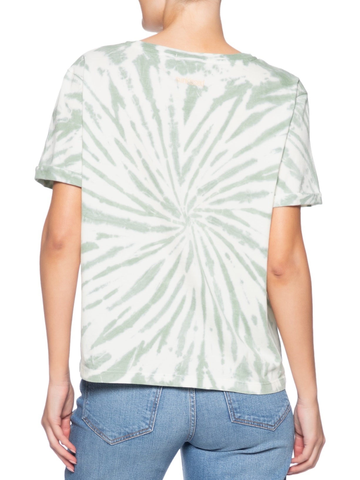 Camiseta Feminina Tie Dye Verde Maria Filó