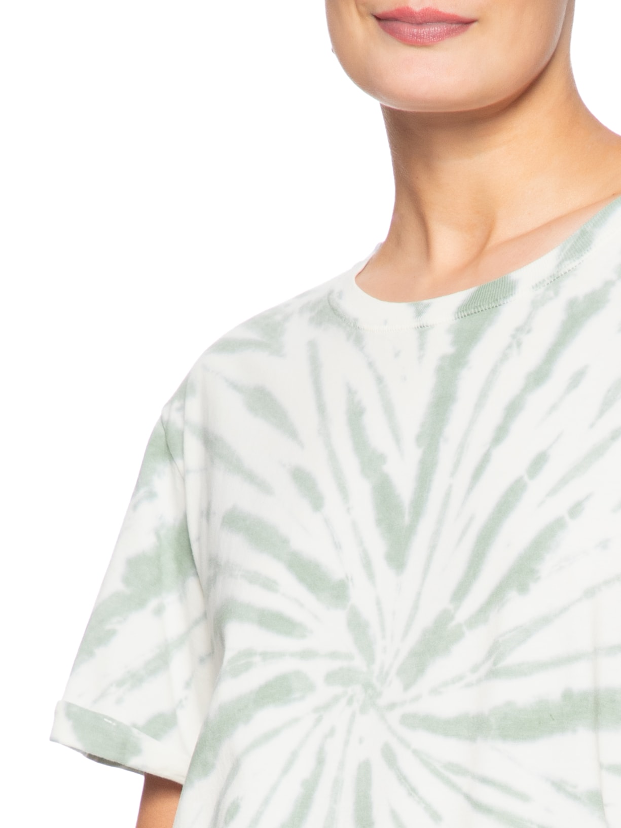 Camiseta Feminina Tie Dye Verde Maria Filó