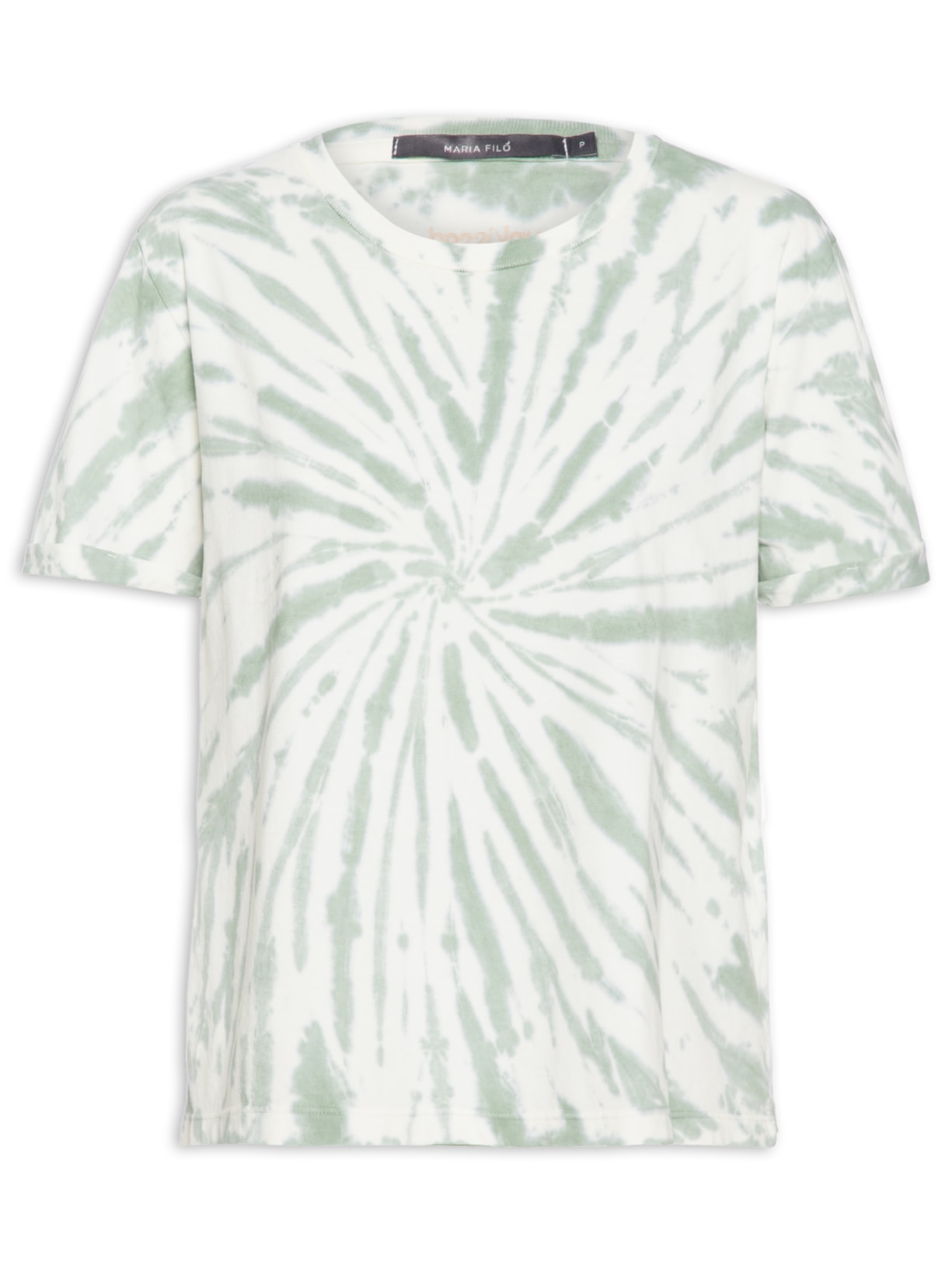 Camiseta Feminina Tie Dye Verde Maria Filó