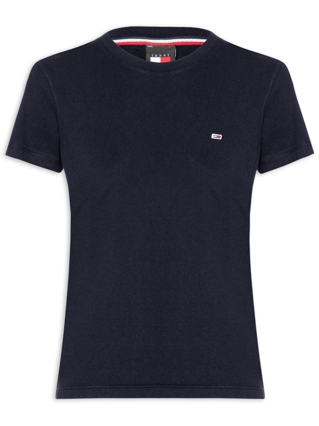 Camiseta Feminina Tjw C Neck Tee Azul Tommy Jeans