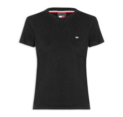 Camiseta Feminina Tjw C Neck Tee - Preto