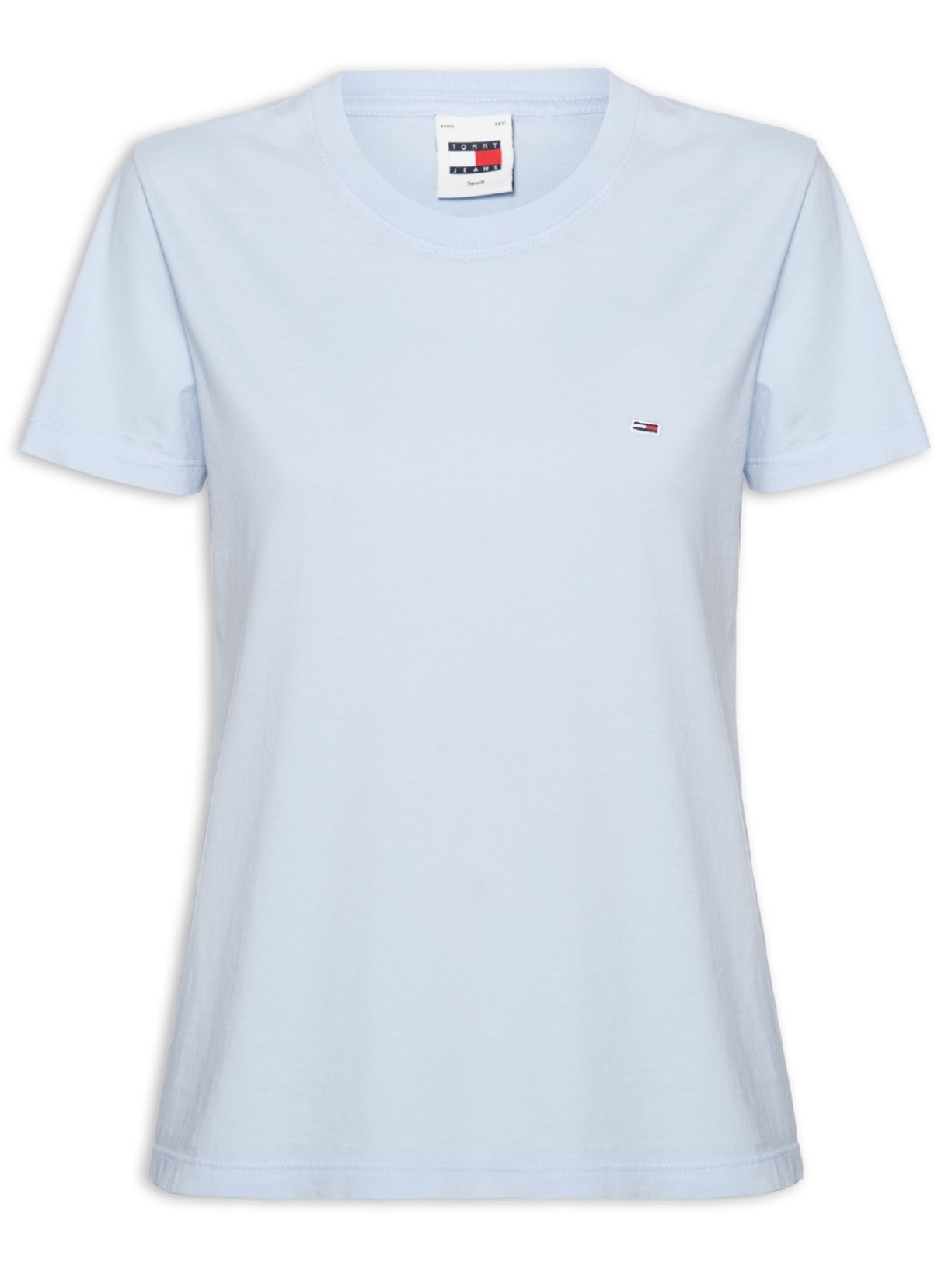 Camiseta Feminina Tjw Slim C Neck Tee Azul Tommy Jeans