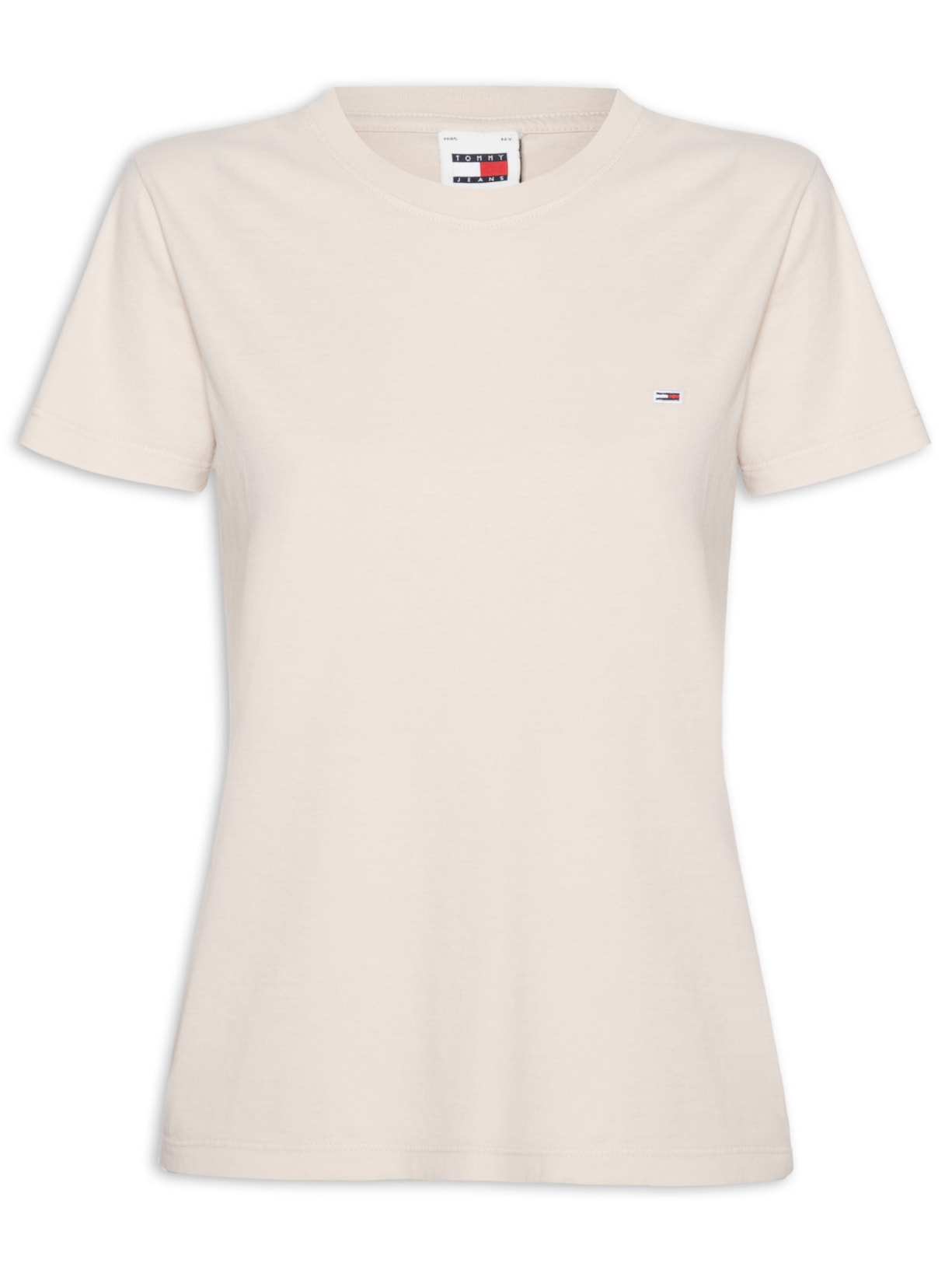 Camiseta Feminina Tjw Slim C Neck Tee - Bege