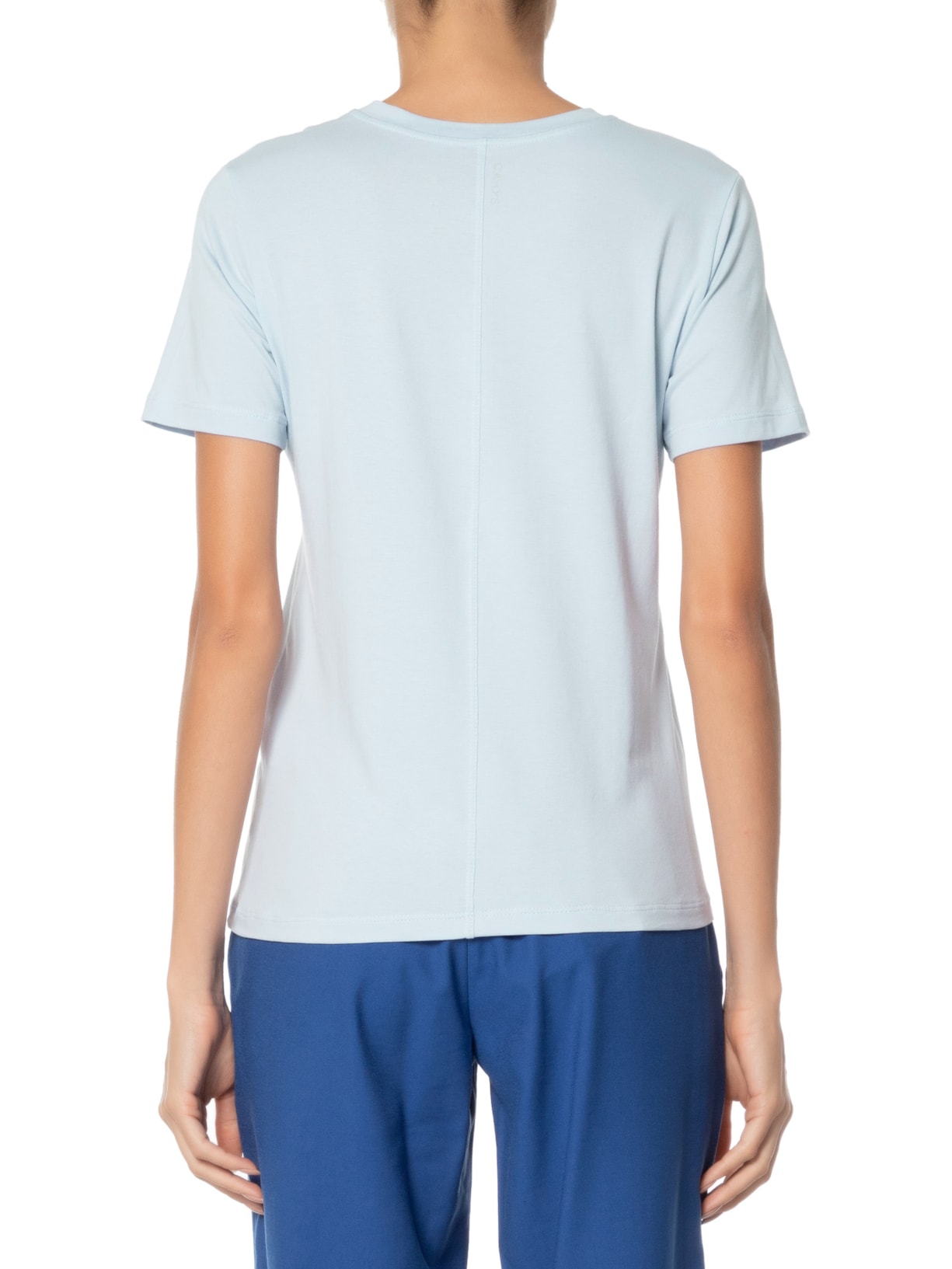 Camiseta Feminina Todo Dia Color Azul Camys