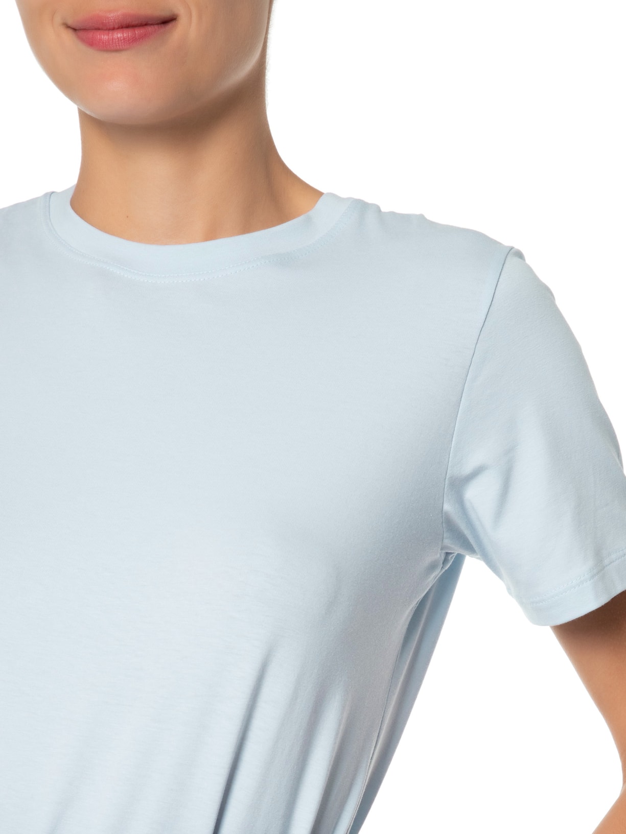 Camiseta Feminina Todo Dia Color Azul Camys