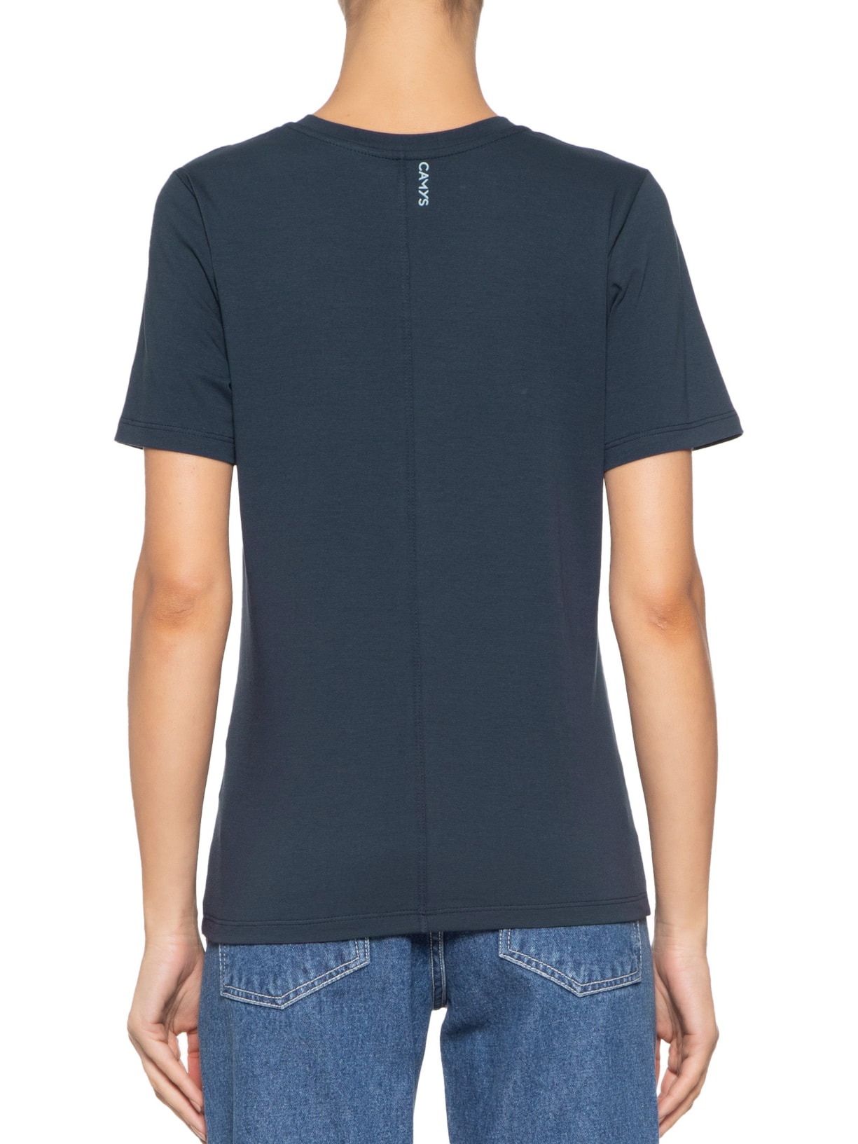 Camiseta Feminina Todo Dia Color Azul Camys