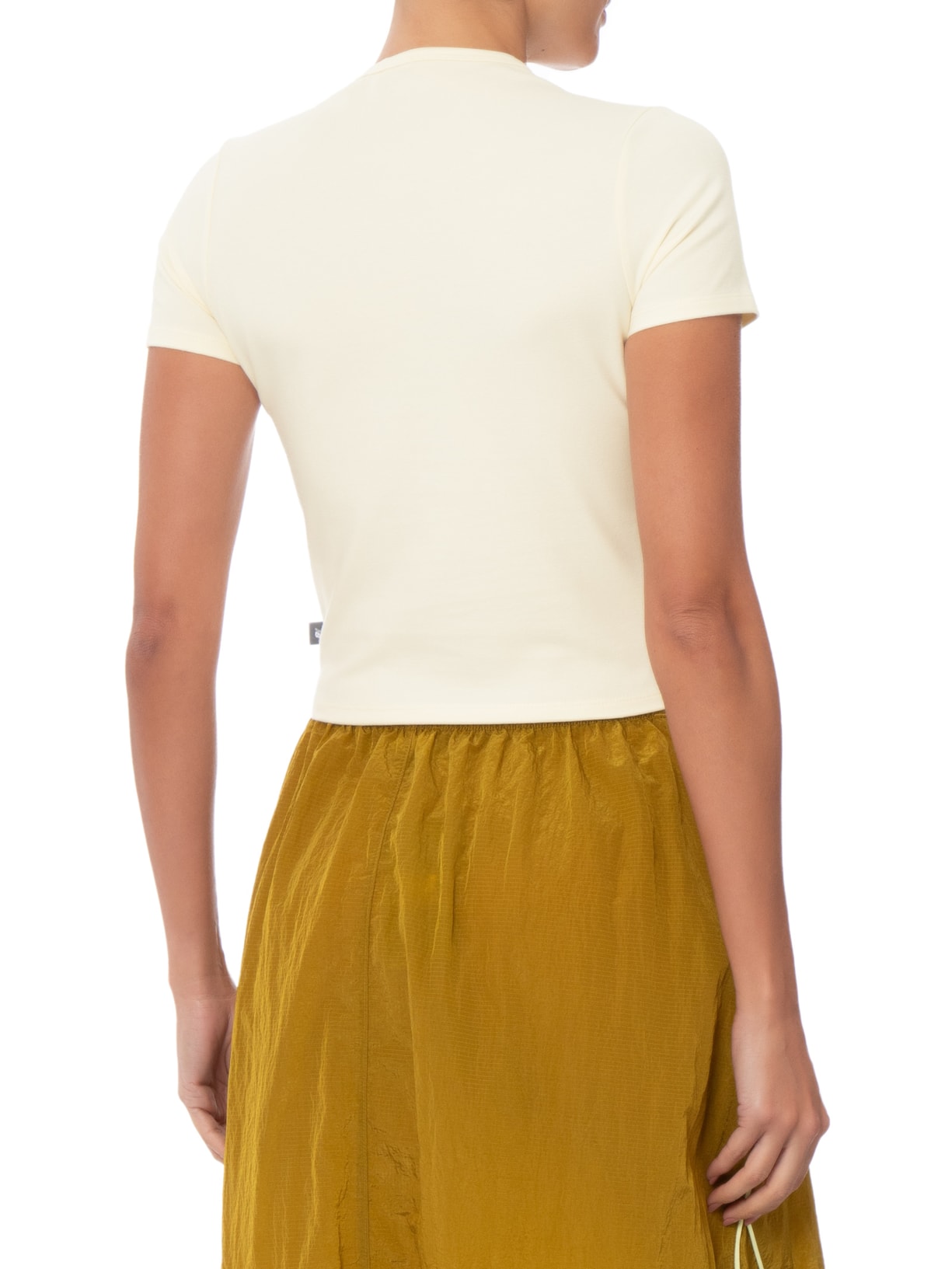 Camiseta Feminina Trackside Ringer Cinza New Balance