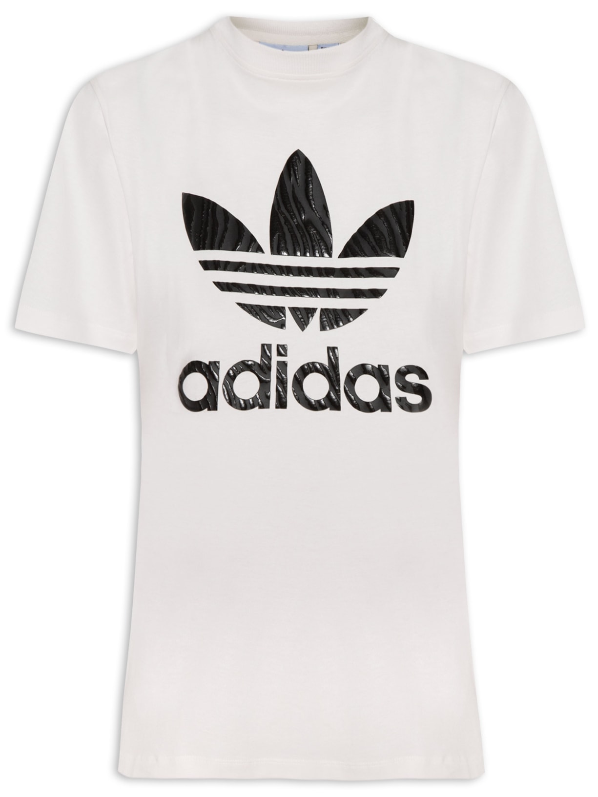 Camiseta Feminina Trefoil Animal - Branco