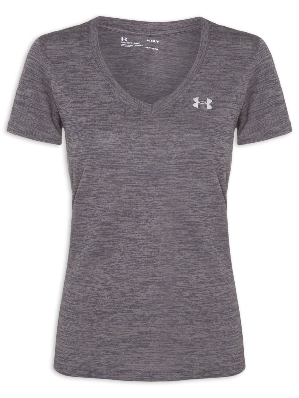 Camiseta Feminina Ua Tech - Cinza