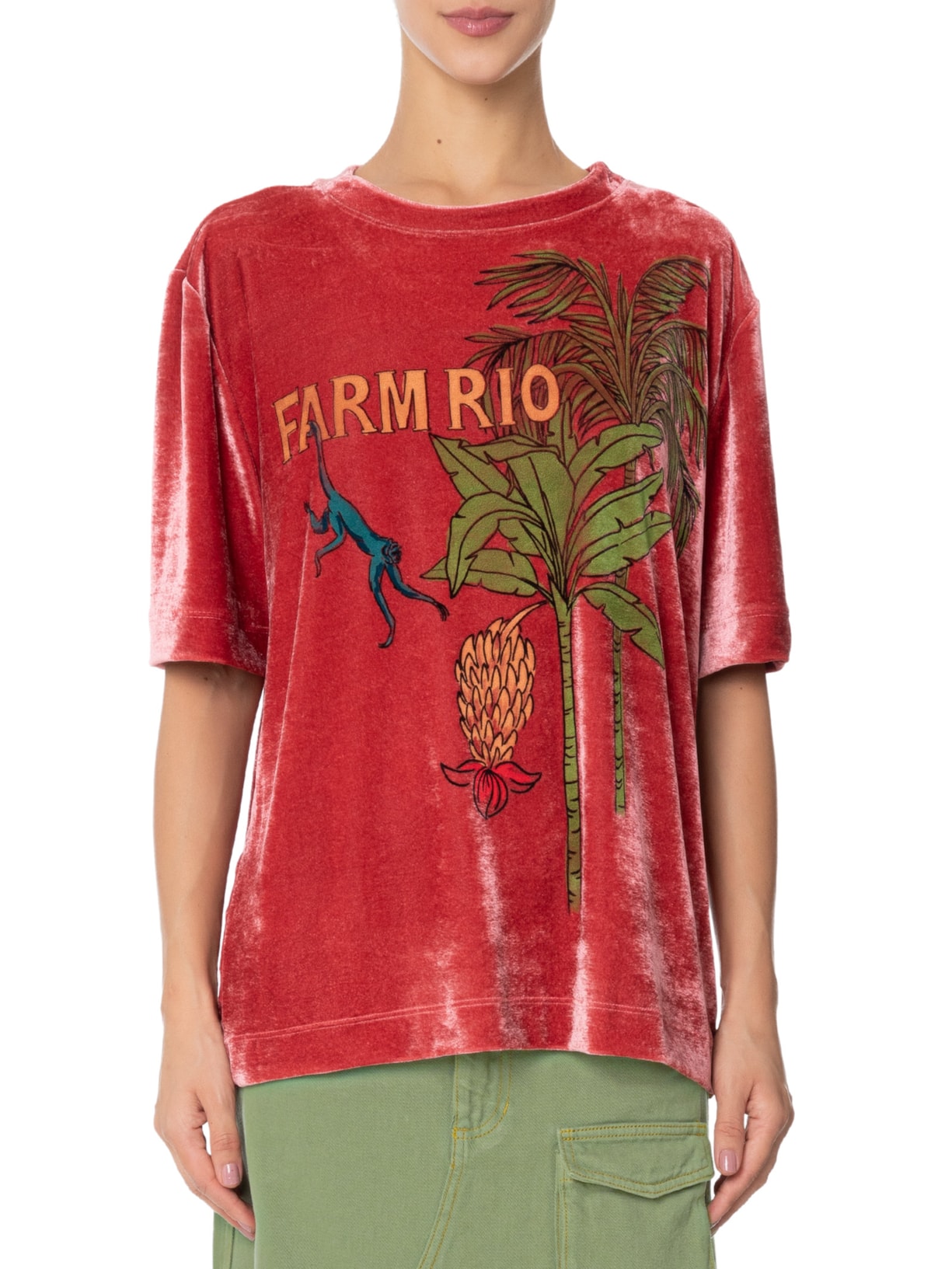 Camiseta Feminina Veludo Rio Vermelho Farm