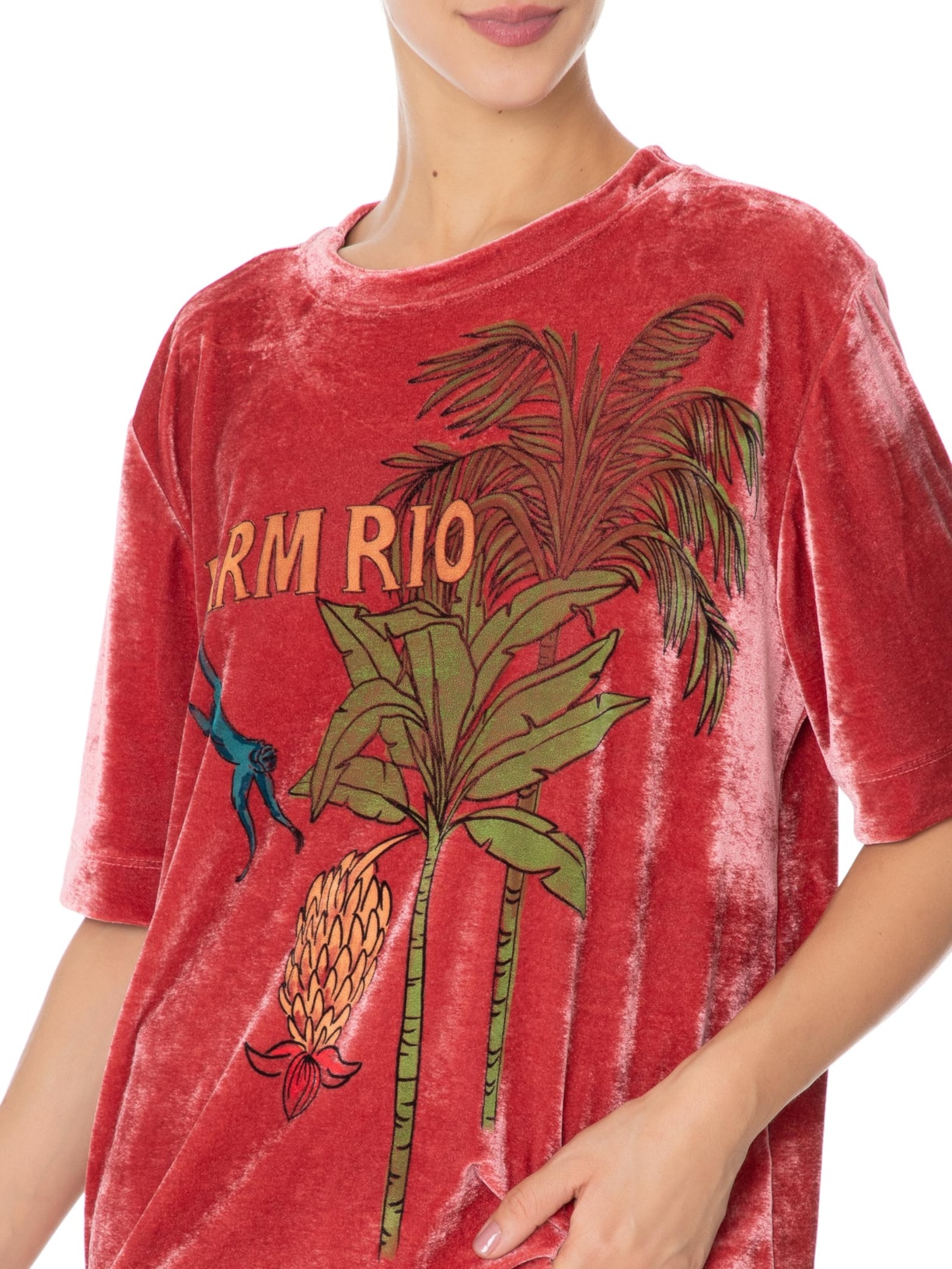 Camiseta Feminina Veludo Rio Vermelho Farm