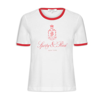 Camiseta Feminina Vendome Ringer Tee - Branco