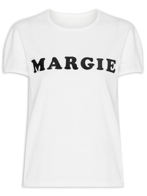 Camiseta Feminina Vintage Jersey - Branco