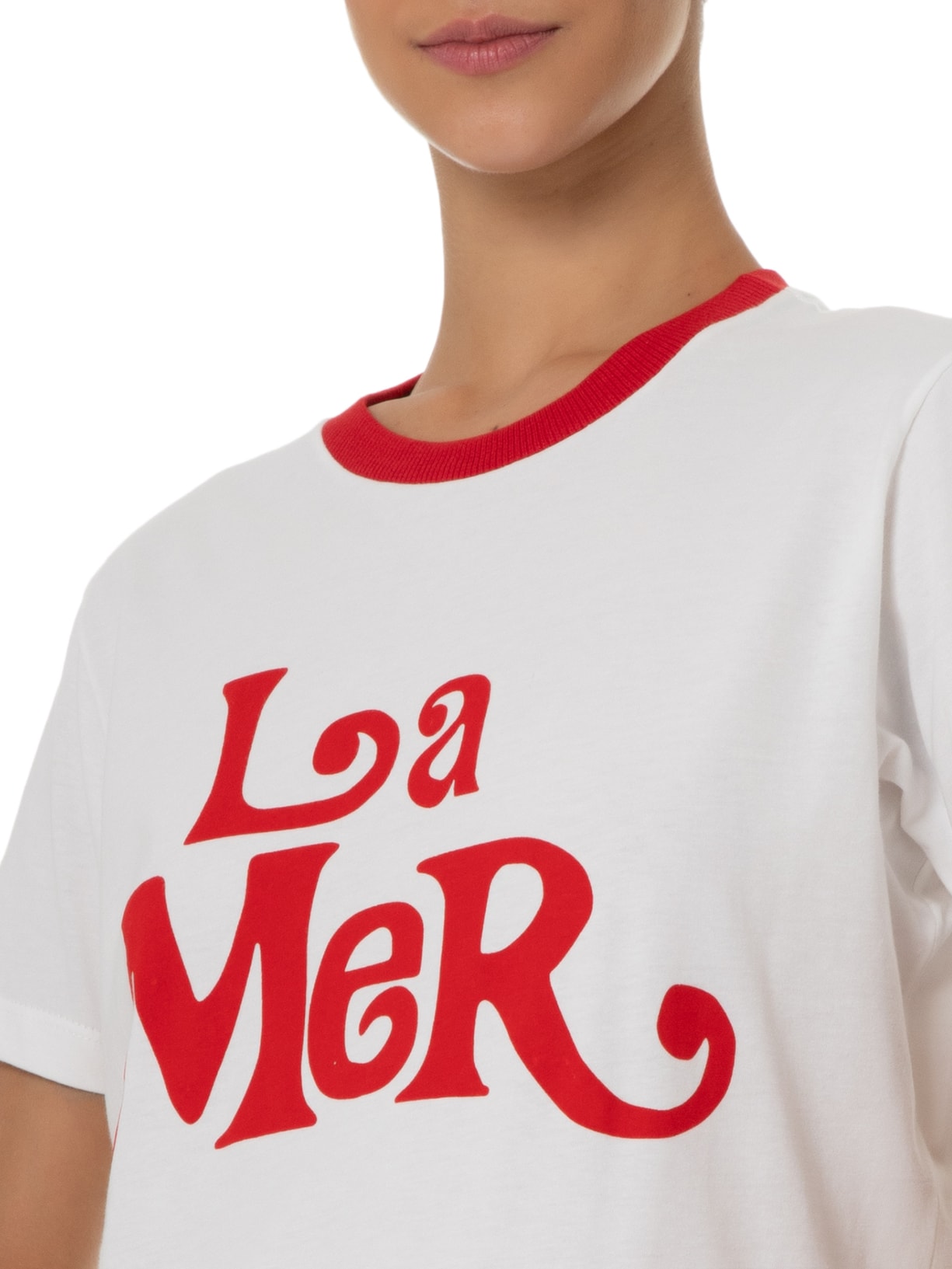 Camiseta Feminina Vintage La Mer Branco Valônia Véras
