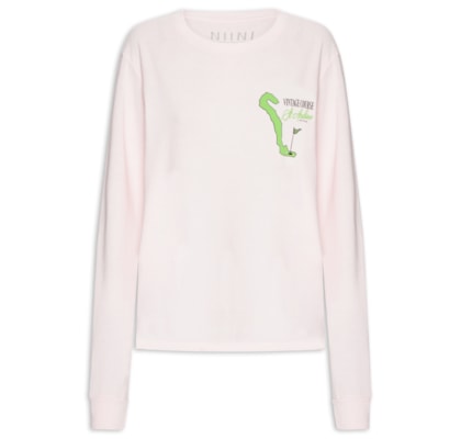 Camiseta Feminina Vintage Light Pink - Rosa