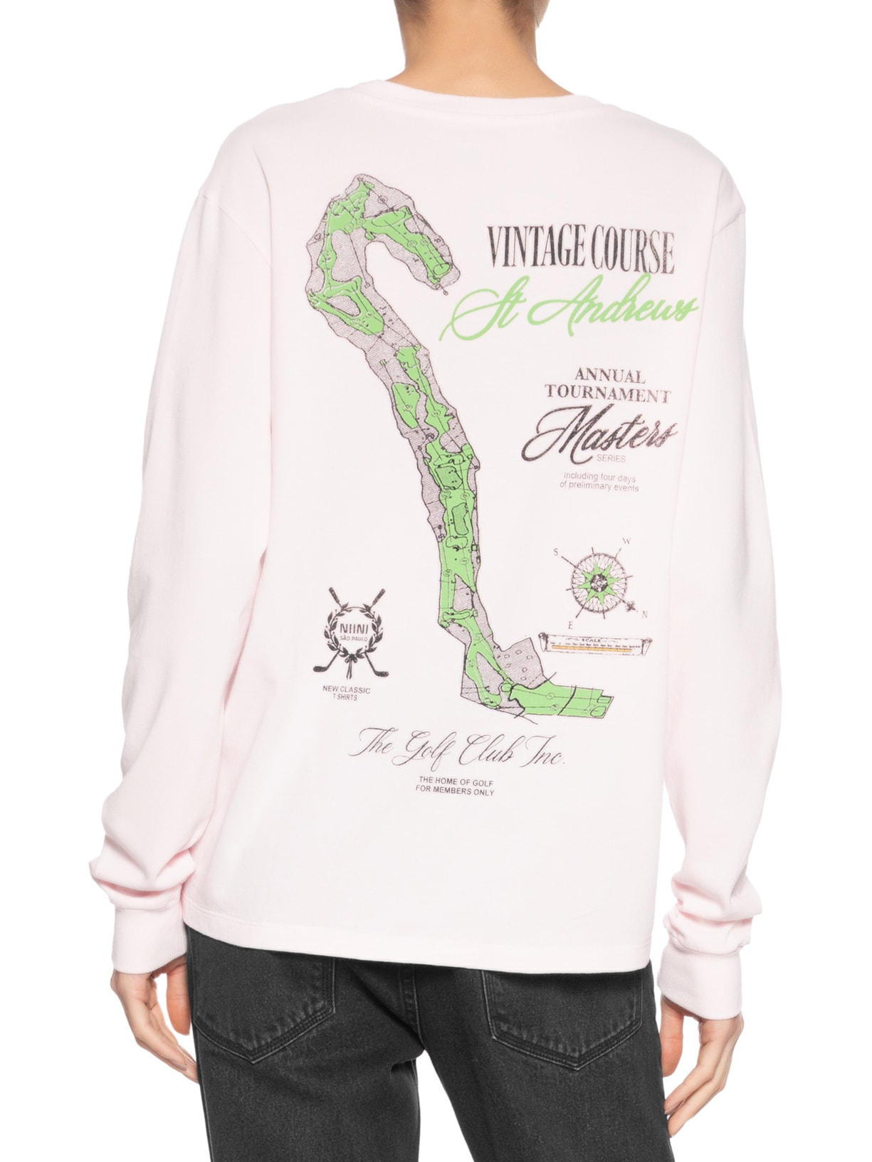 Camiseta Feminina Vintage Light Pink Rosa Niini