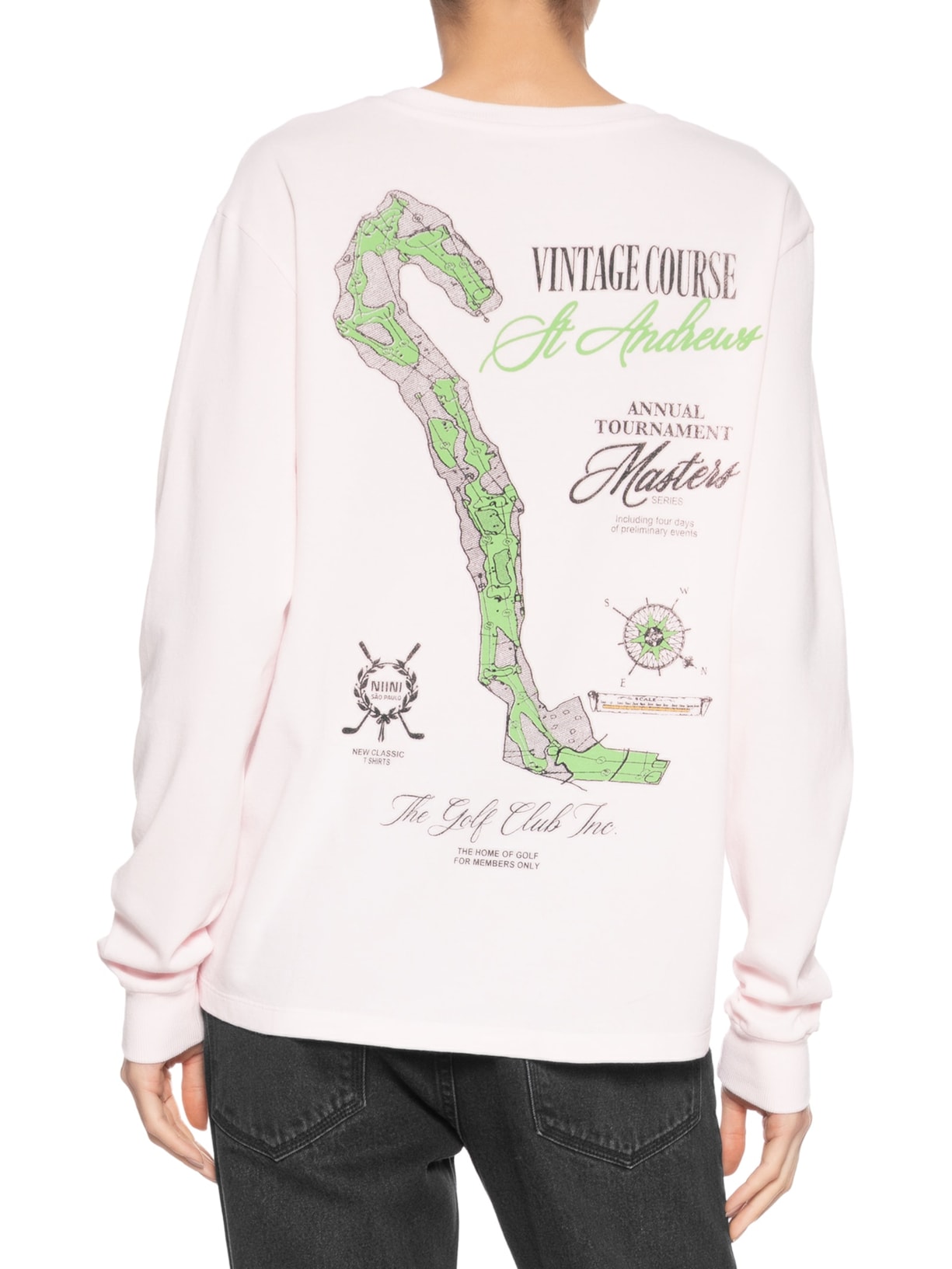 Camiseta Feminina Vintage Light Pink Rosa Niini