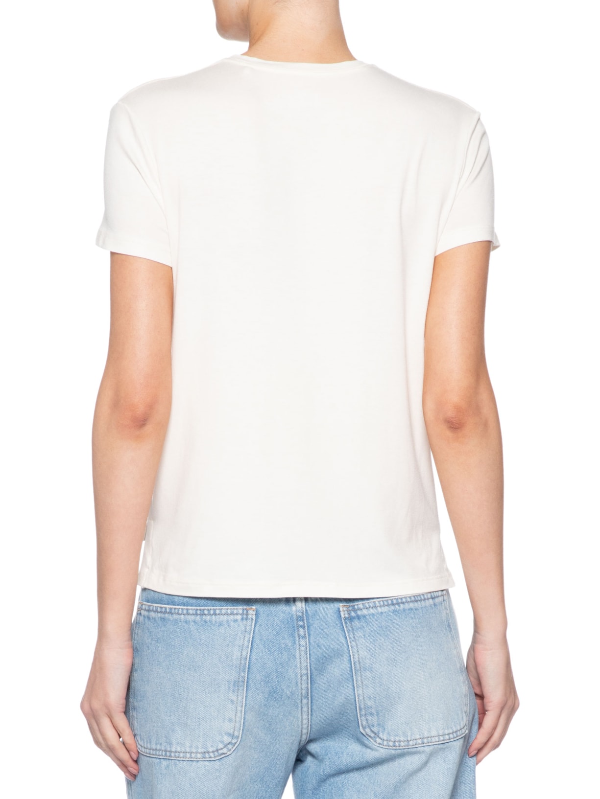 Camiseta Feminina Viscolycra Branco Calvin Klein Jeans