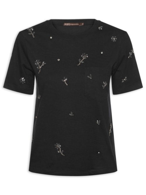 Camiseta Feminina Vivis - Preto
