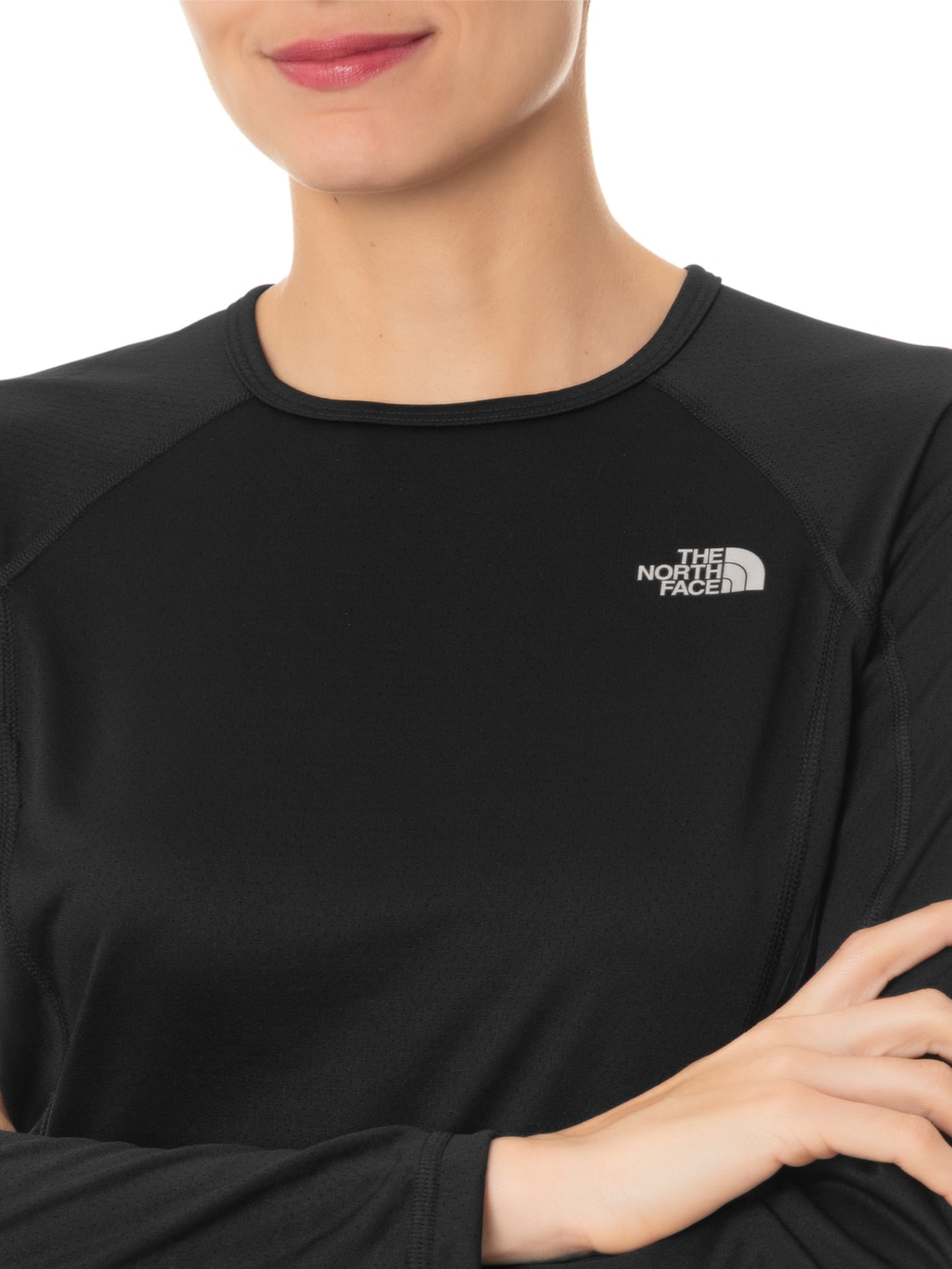 Camiseta Feminina Warm Crew Neck HGR Preto The North Face