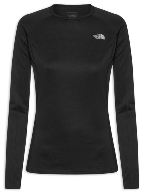 Camiseta Feminina Warm Crew Neck HGR - Preto
