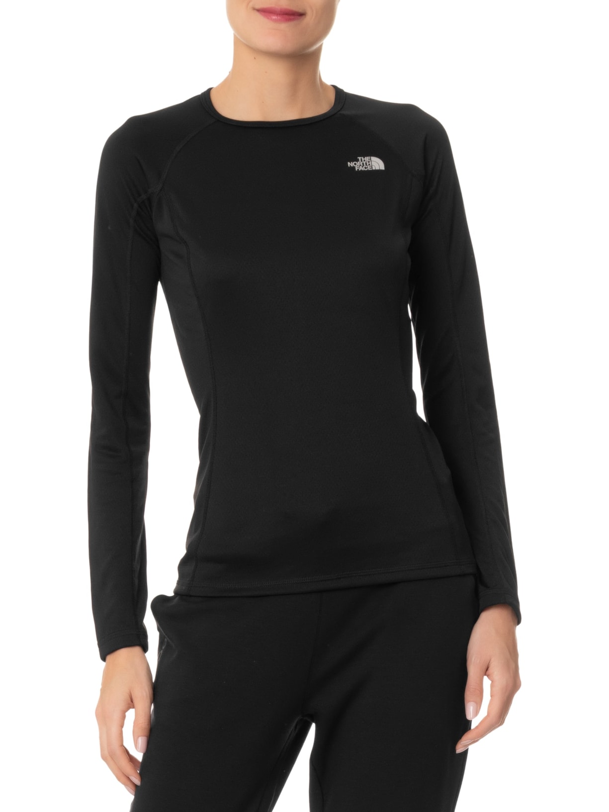 Camiseta Feminina Warm Crew Neck HGR Preto The North Face