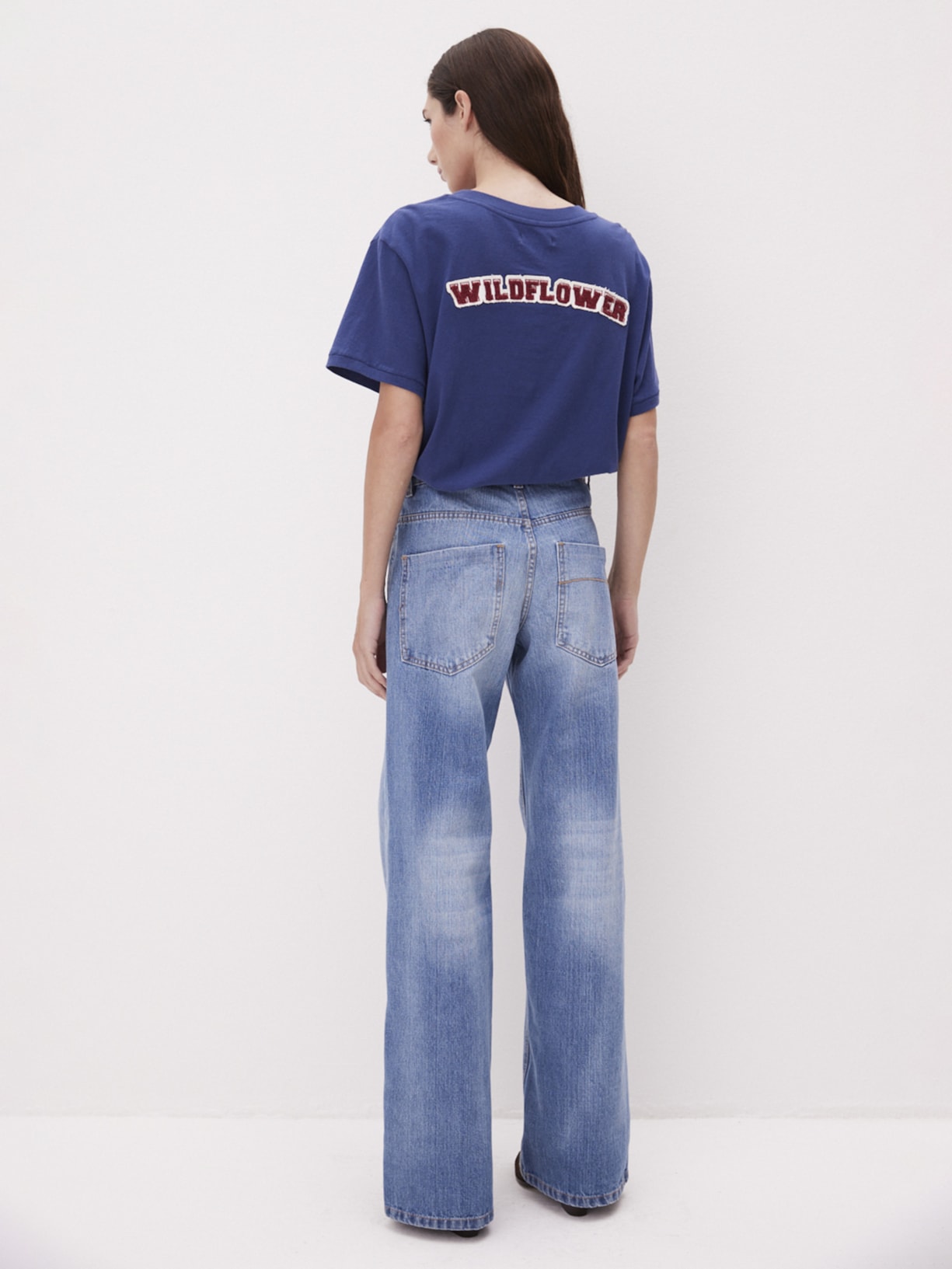 Camiseta Feminina Wildfflower Azul Mixed