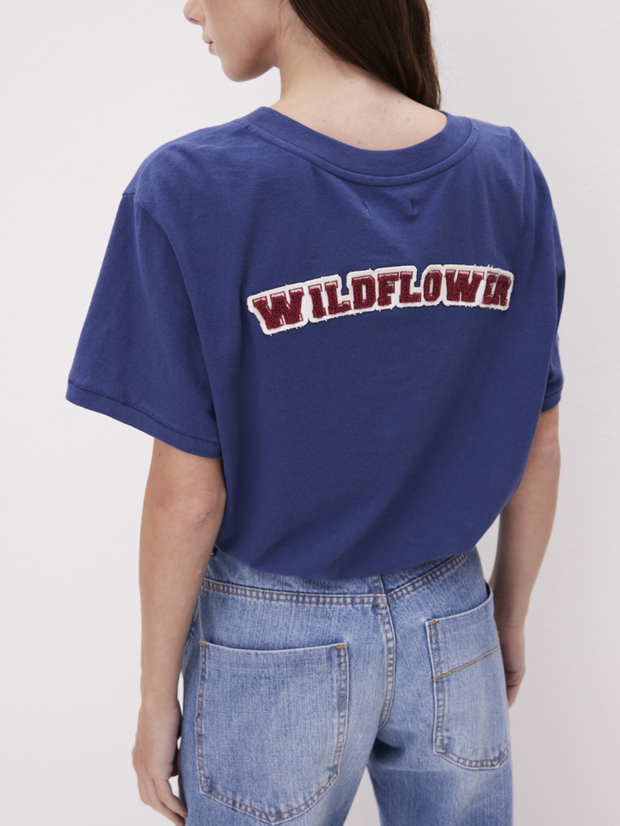 Camiseta Feminina Wildfflower Azul Mixed