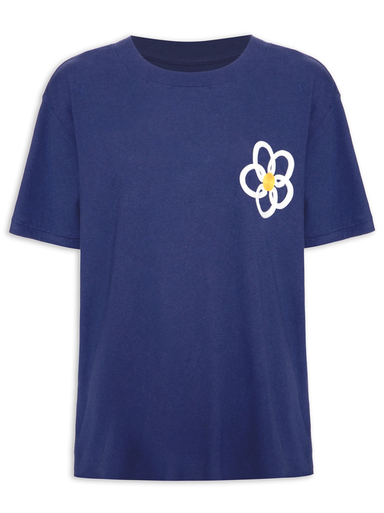 Camiseta Feminina Wildfflower Azul Mixed