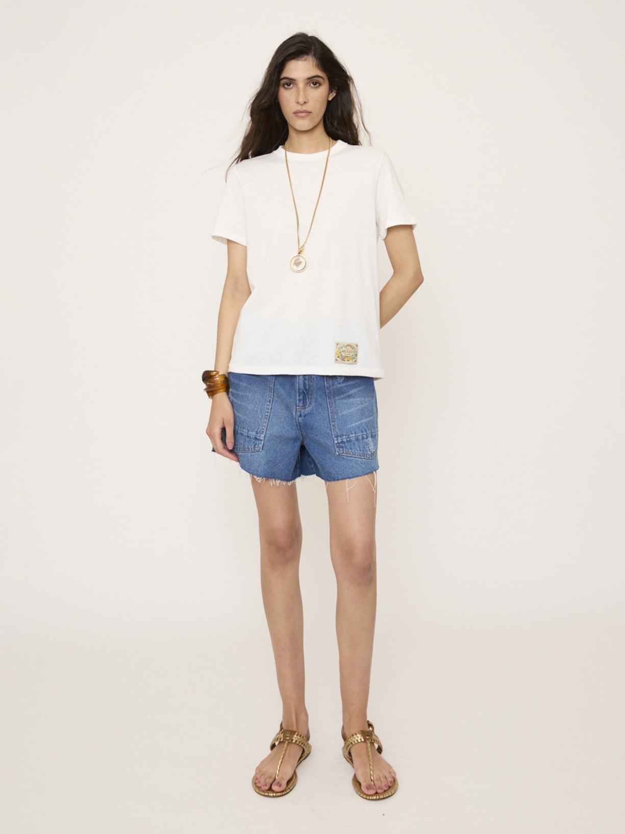 Camiseta Feminina Wish V27 Branco Mixed