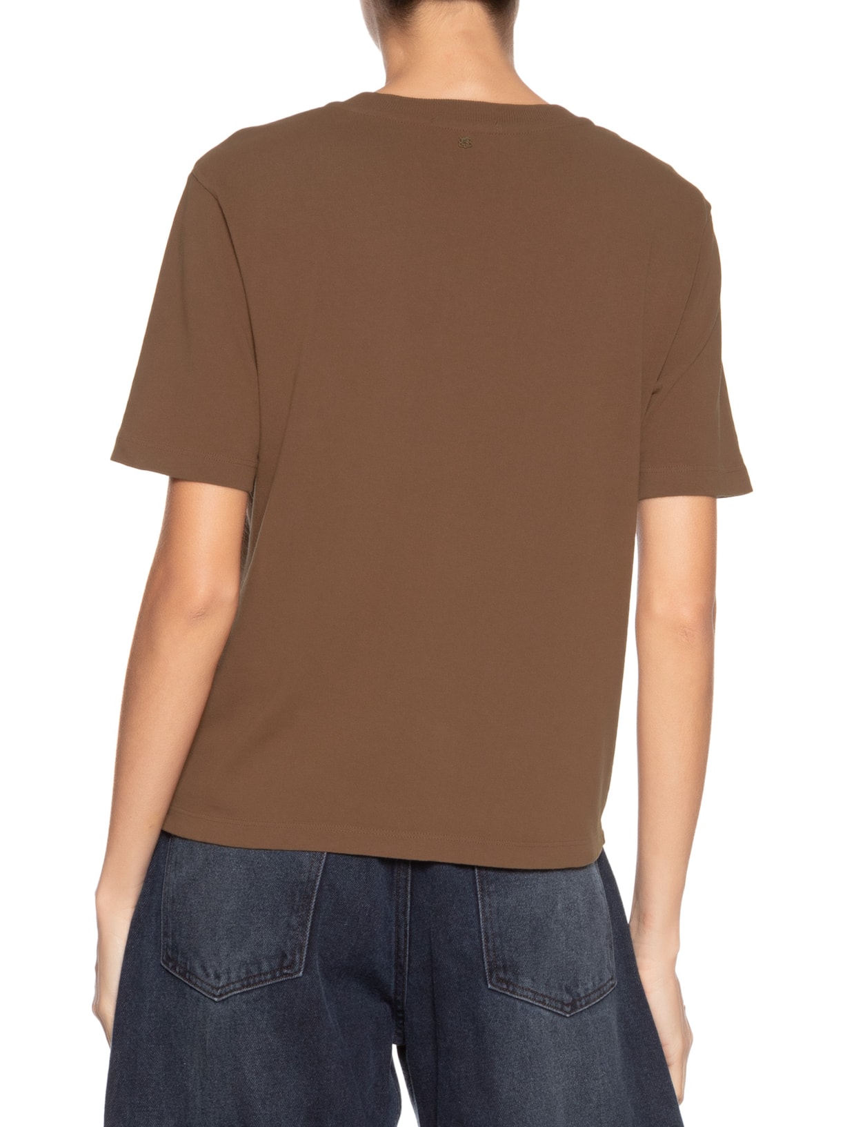 Camiseta Feminina Woods Toffee Marrom Bo.bô