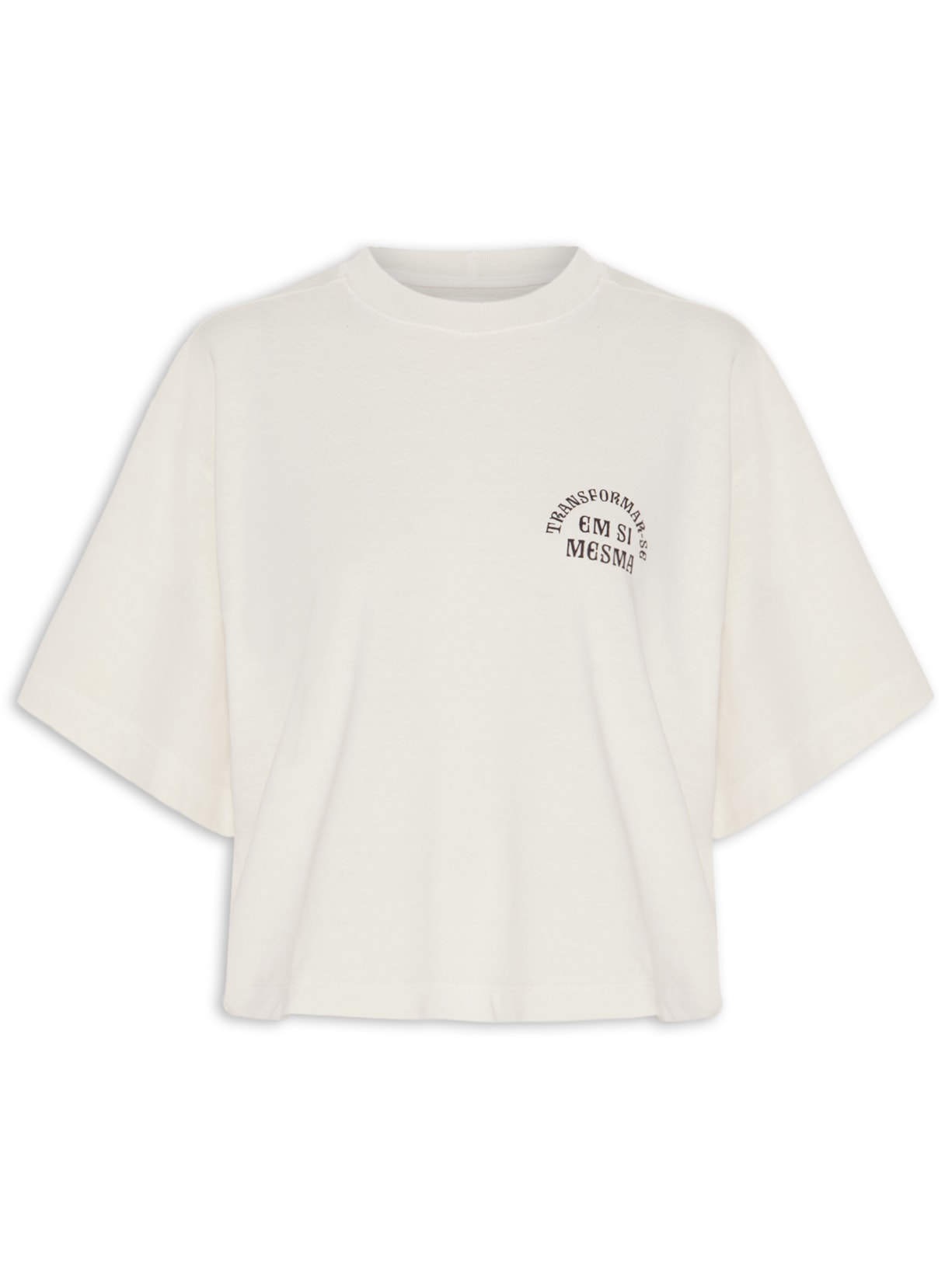 Camiseta Feminina Yin Yang - Bege