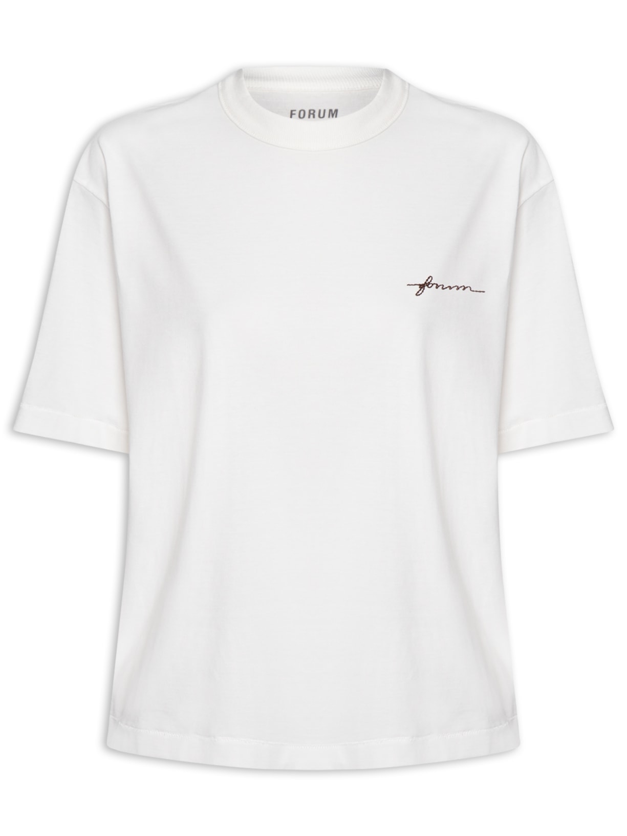 Camiseta Feminina – Branco Forum