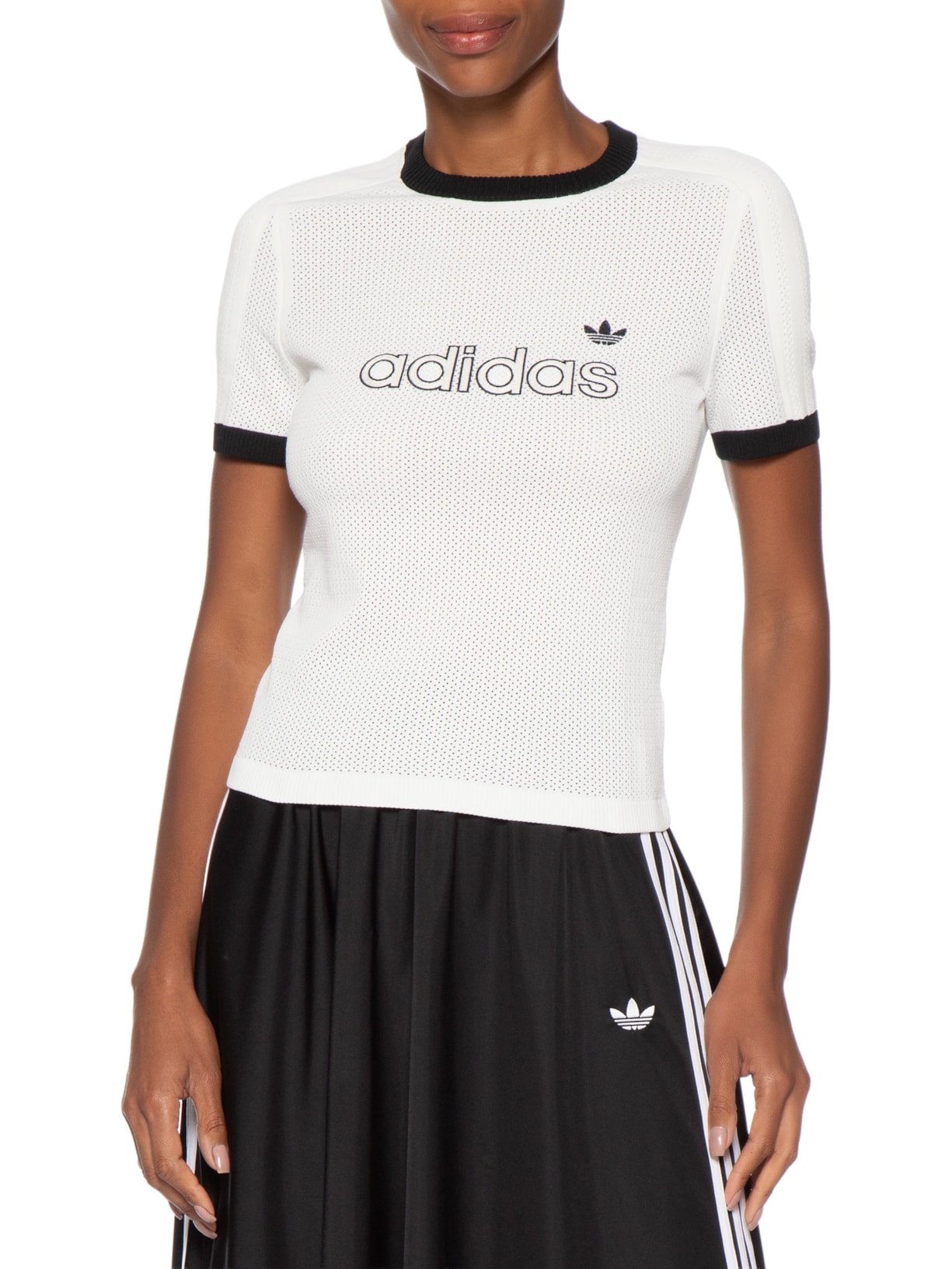 Camiseta Feminino Premium Originals Branco Adidas Originals