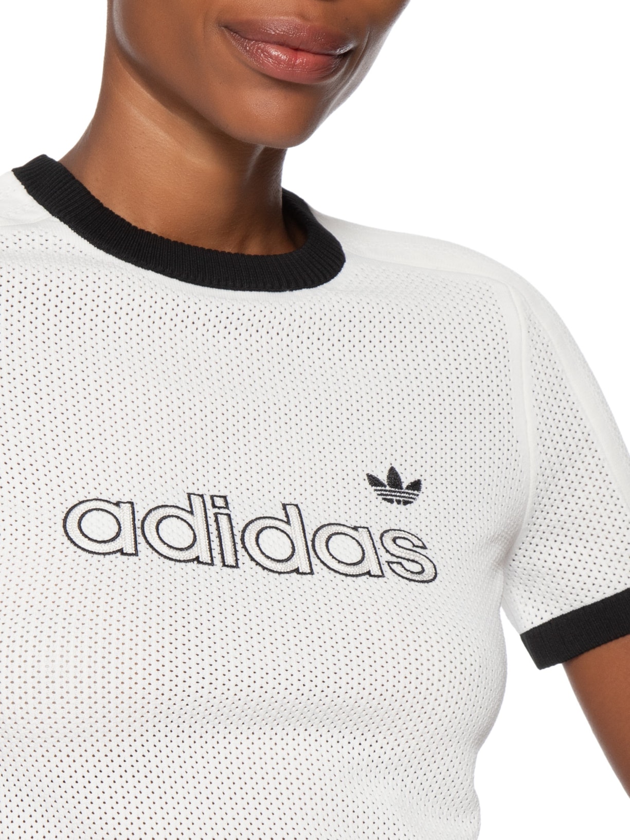Camiseta Feminino Premium Originals Branco Adidas Originals