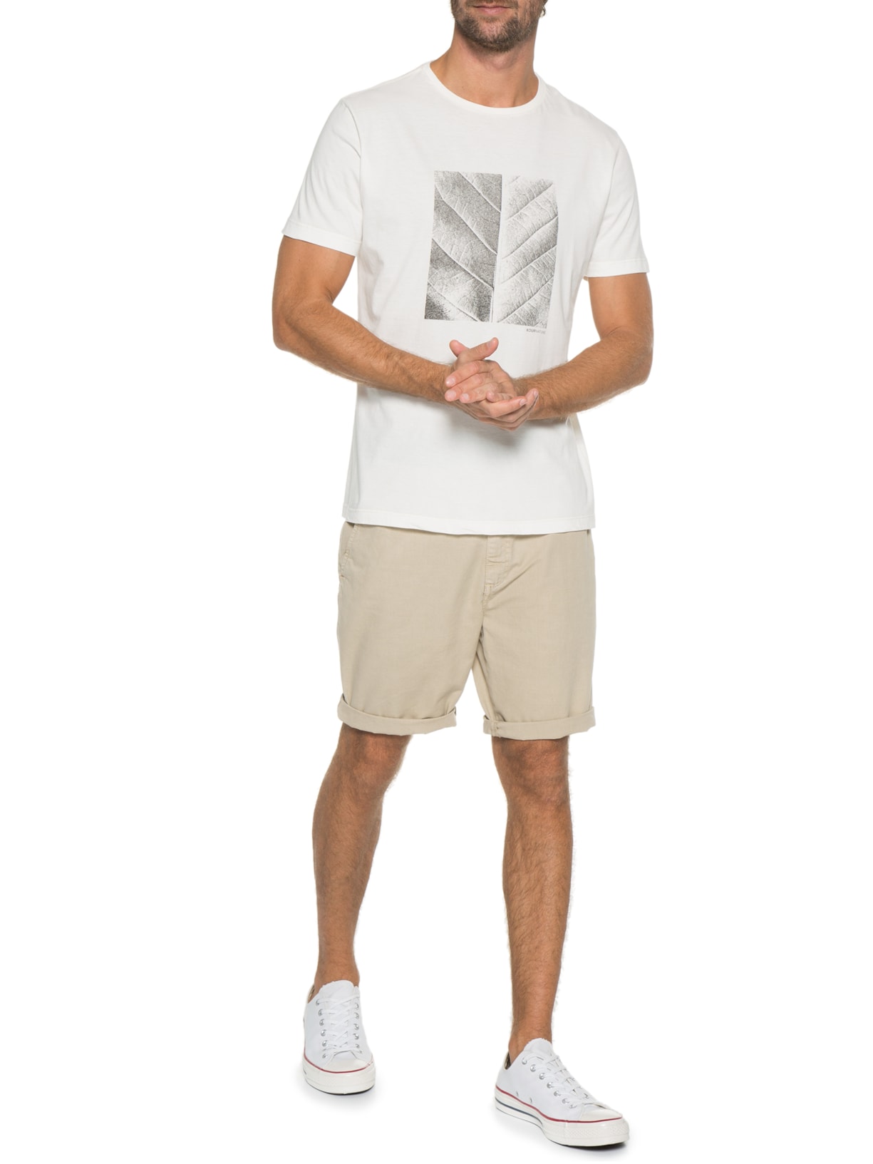 Camiseta Folha Zoom Off White Kour