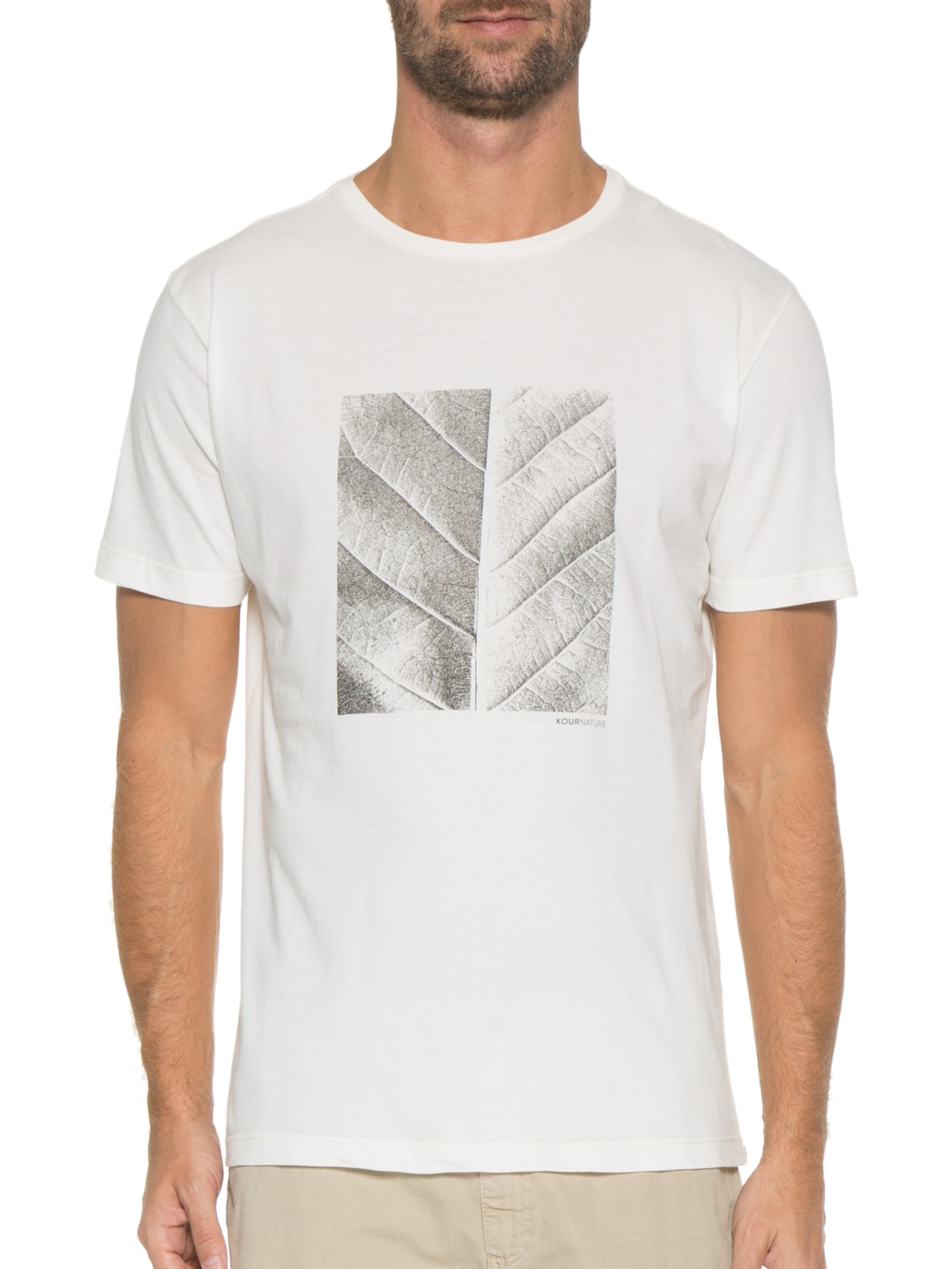 Camiseta Folha Zoom Off White Kour