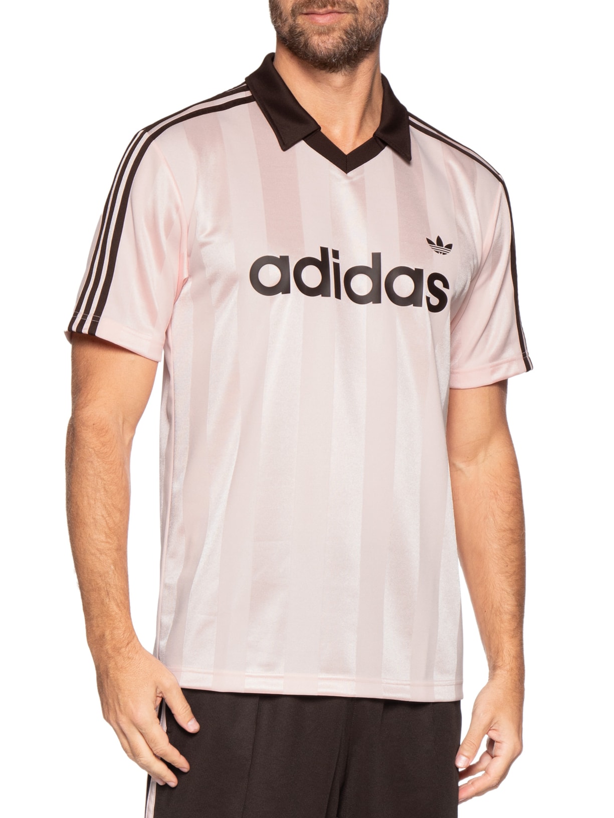 Camiseta Jersey Masculina Rosa Adidas Originals