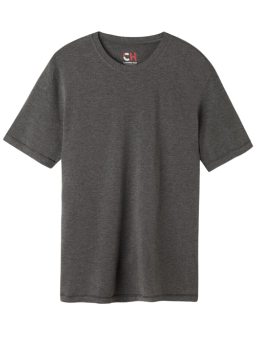 Camiseta Lisa De Modal Cashmere - Cinza