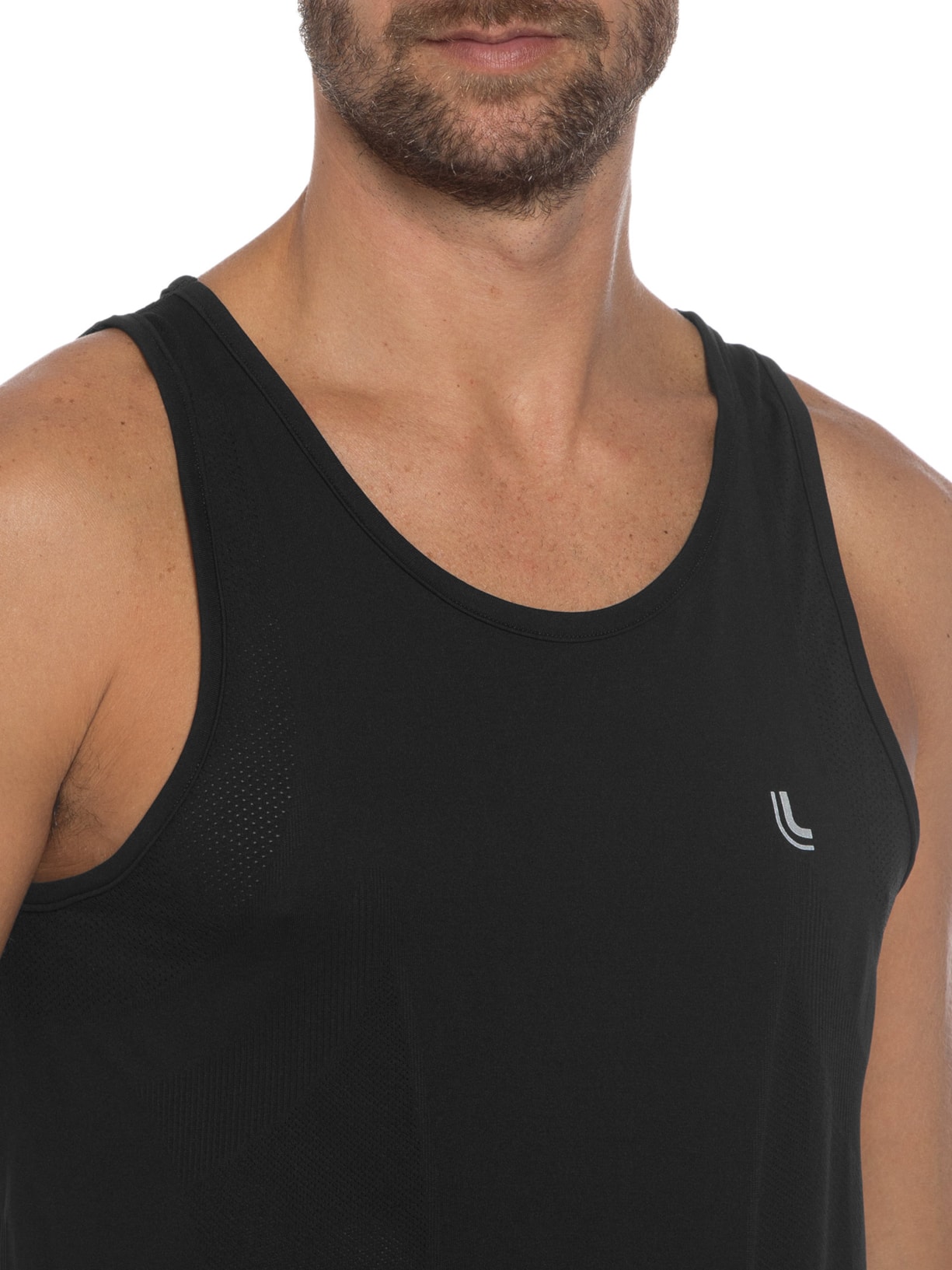 Camiseta Lupo Am Regata Preto Lupo